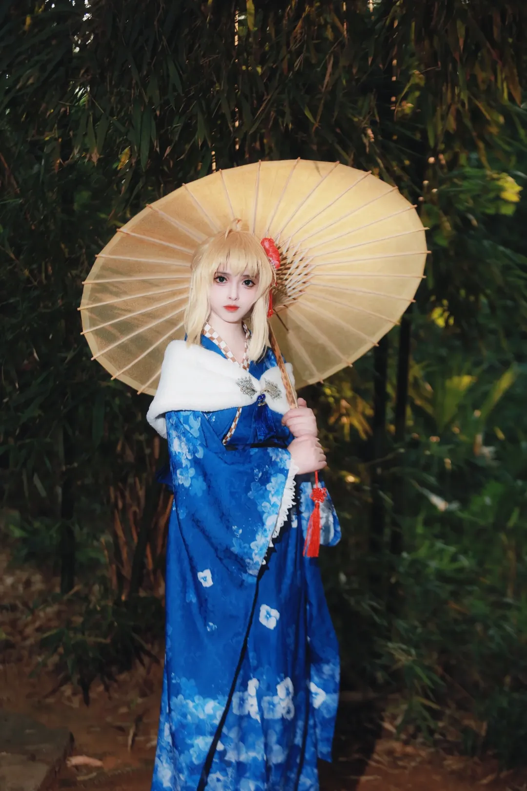 【阿爾託莉雅cos】黃昏逆光下那抹靜謐的藍，來自Fate/Grand Order的片場記錄 - 第 6 張