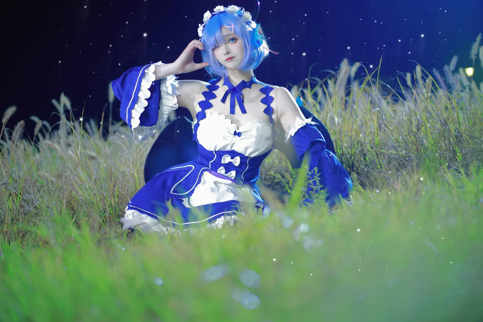 【蕾姆cos】小恶魔主题的夜色草丛之旅 - 第 2 张