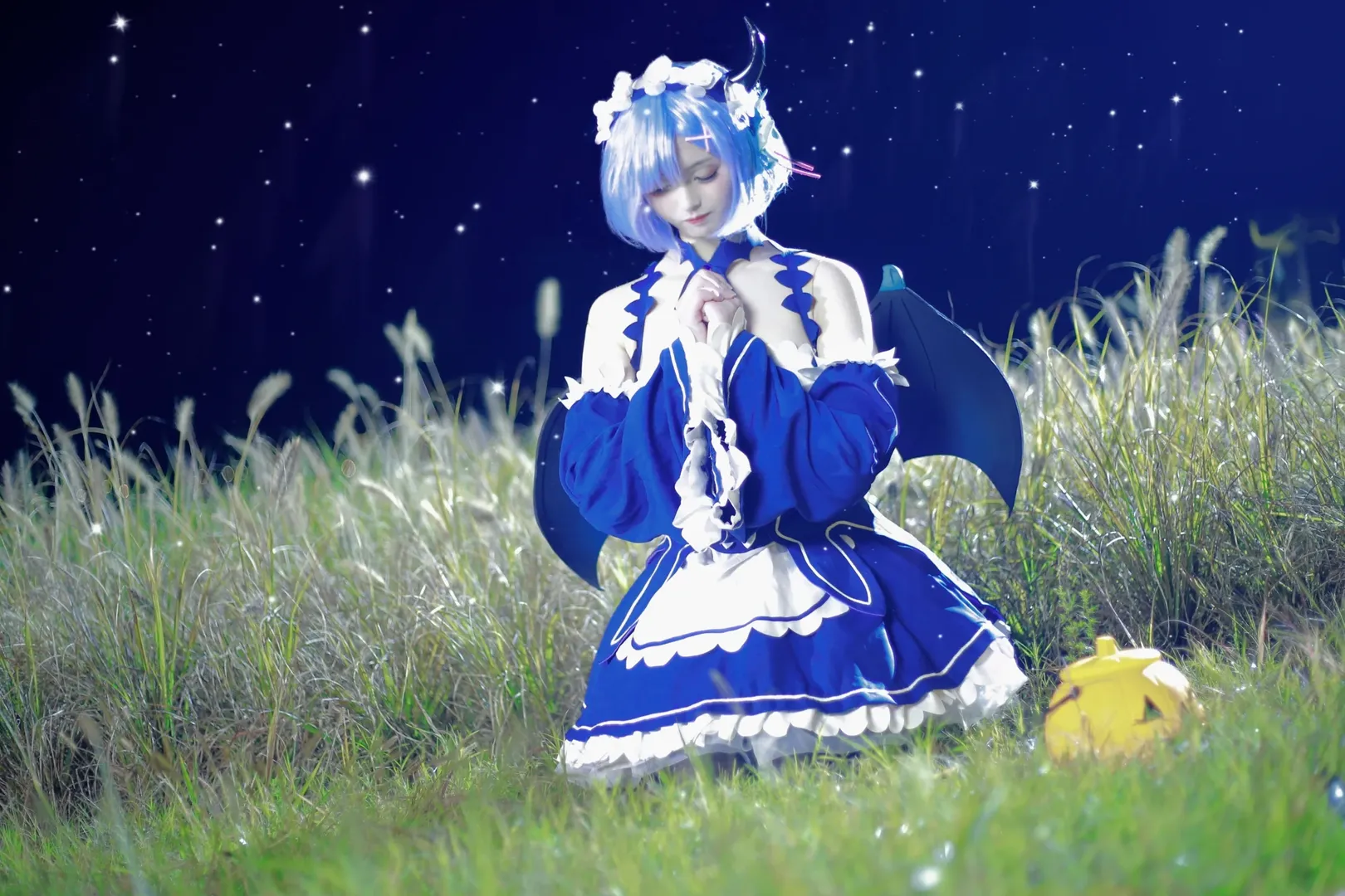 【蕾姆cos】小恶魔主题的夜色草丛之旅 - 第 4 张