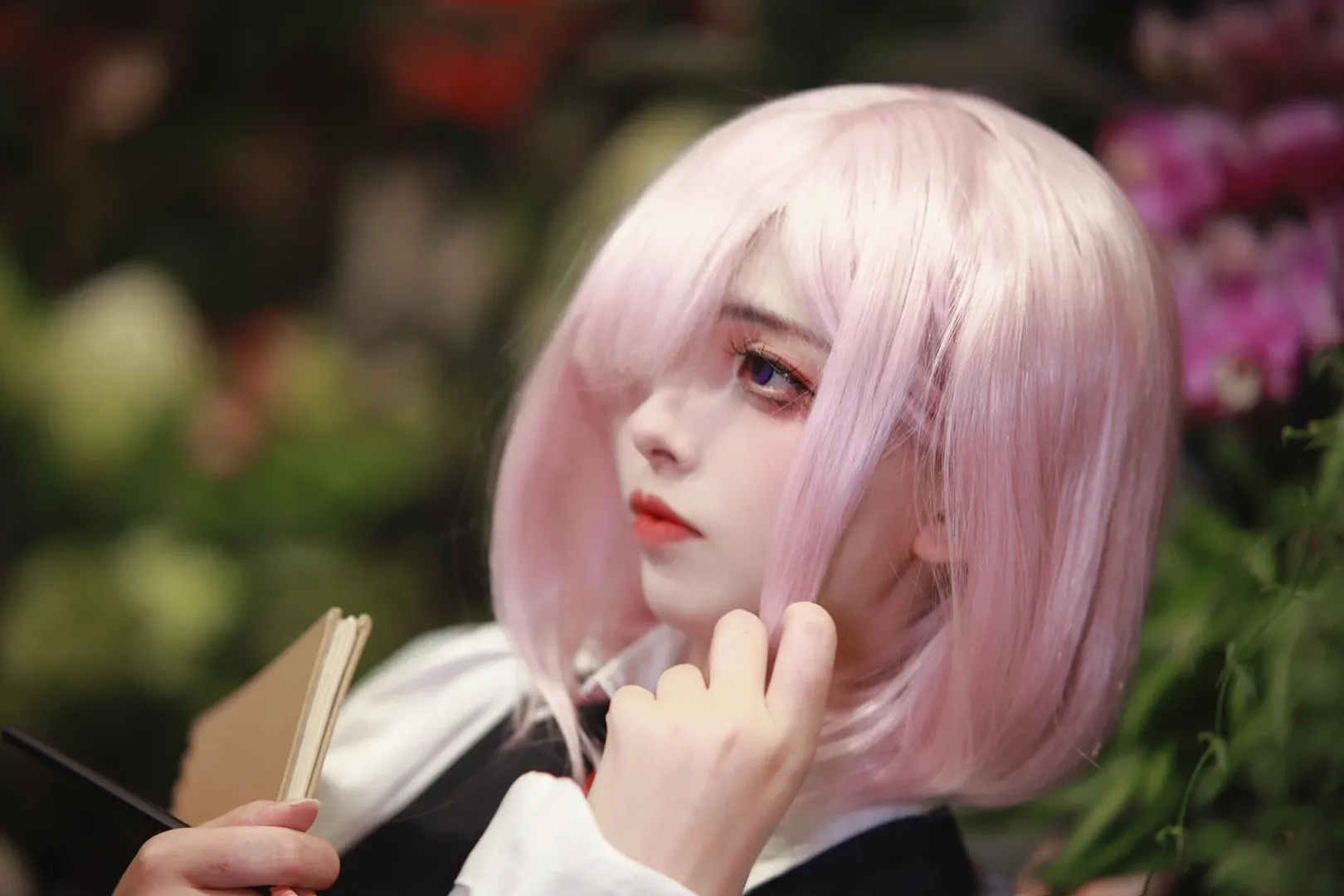 【玛修cos】FGO花房里的学妹，静谧光影下的定格 - 第 1 张