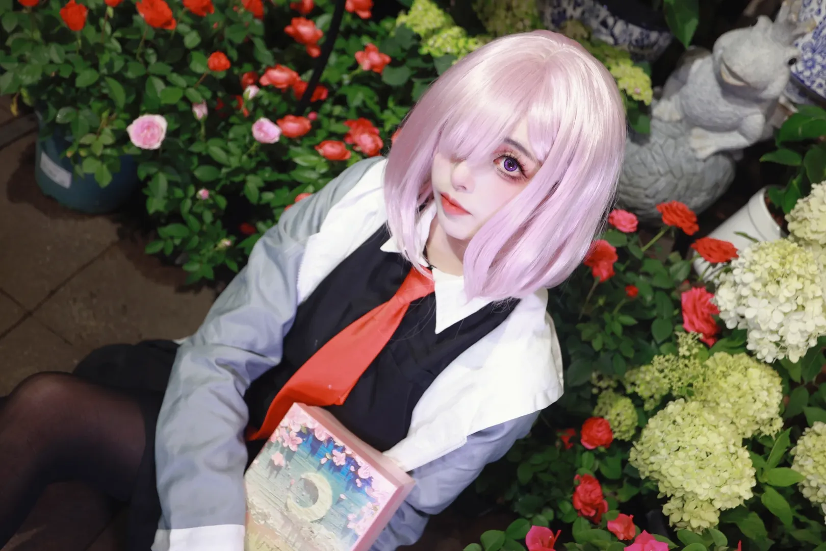 【玛修cos】FGO花房里的学妹，静谧光影下的定格 - 第 5 张