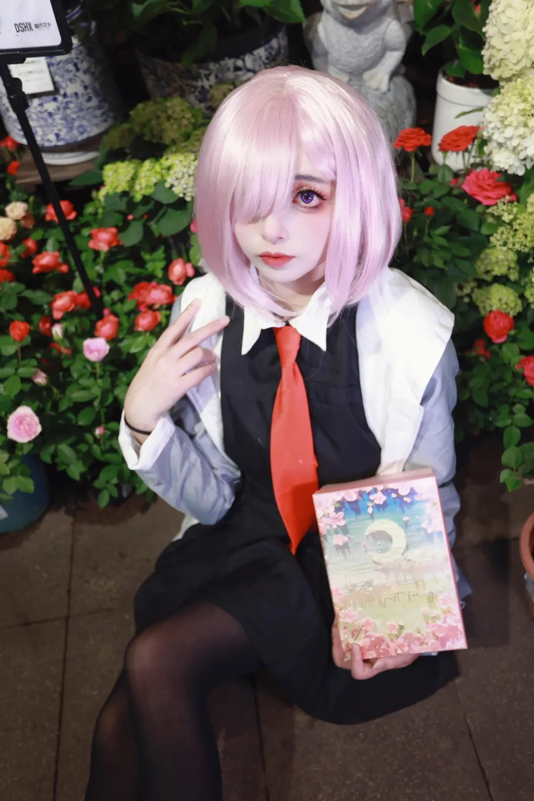 【玛修cos】FGO花房里的学妹，静谧光影下的定格 - 第 6 张