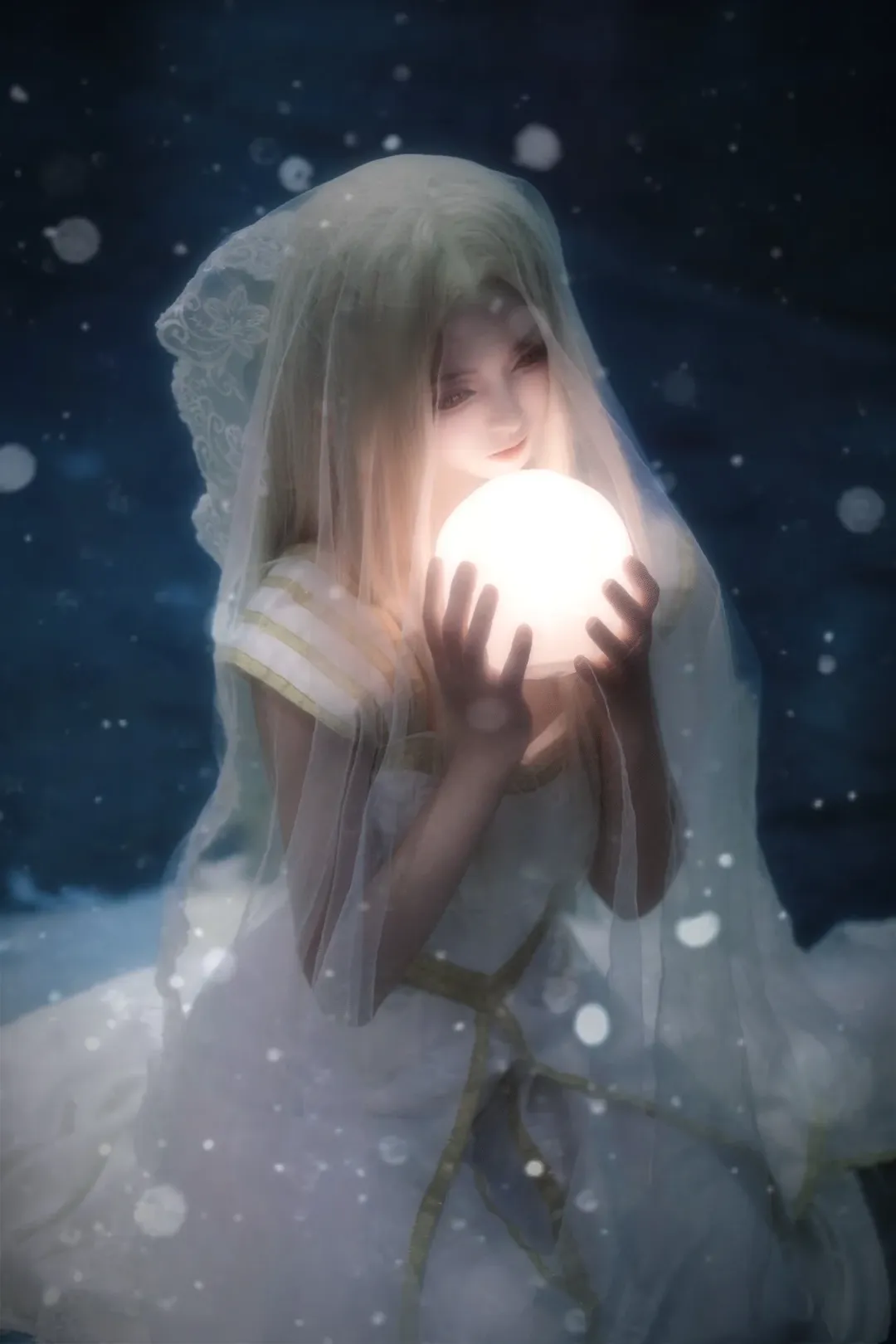 【愛麗絲菲爾cos】Fate系列場照，白紗裙與光球的記憶 - 第 1 張