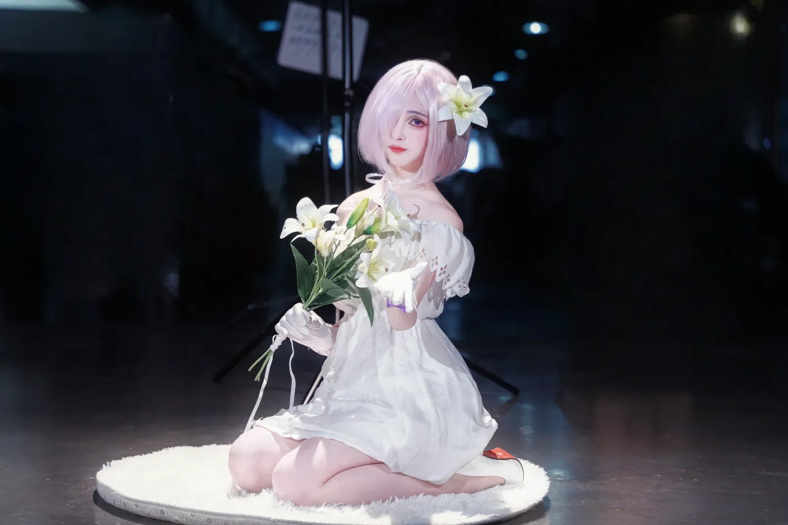 【玛修cos】Fate/Grand Order 漫展上的纯净百合与白丝 - 第 2 张