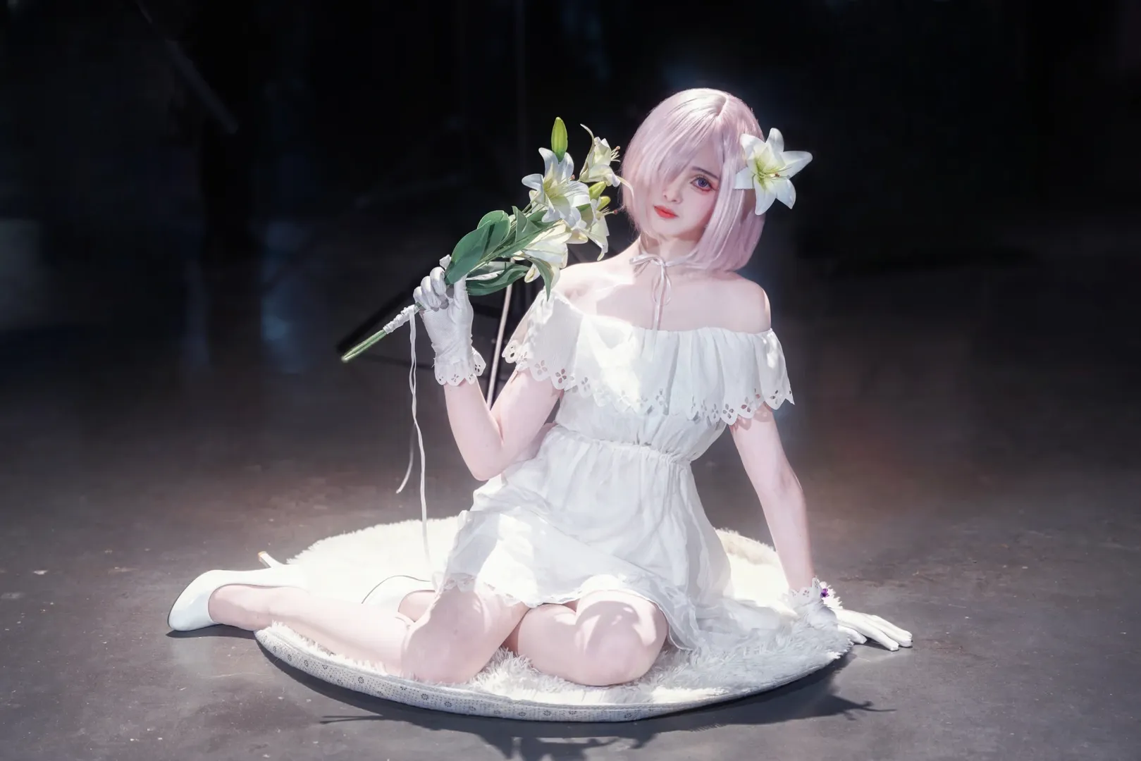 【玛修cos】Fate/Grand Order 漫展上的纯净百合与白丝 - 第 3 张