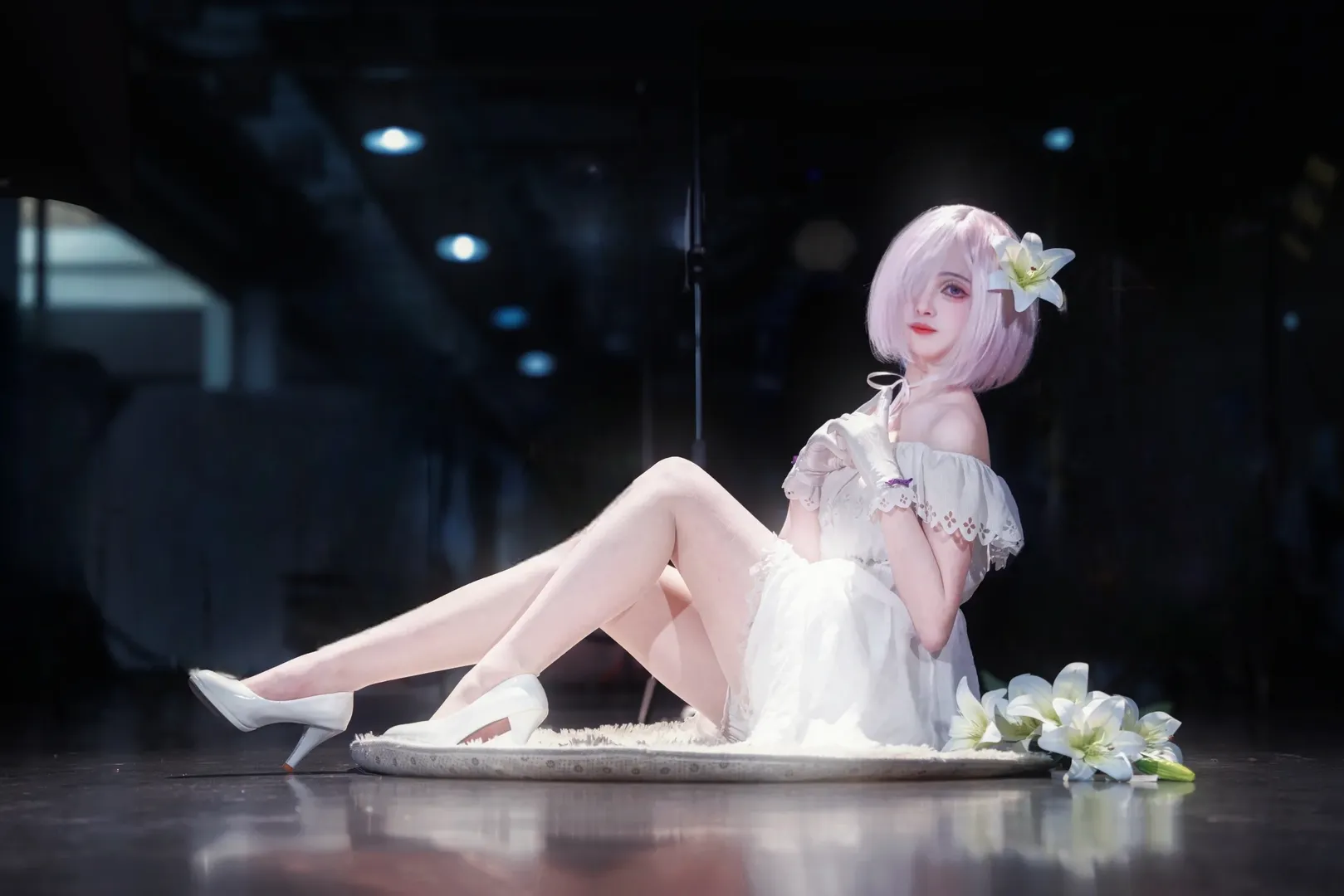 【瑪修cos】Fate/Grand Order 漫展上的純淨百合與白絲