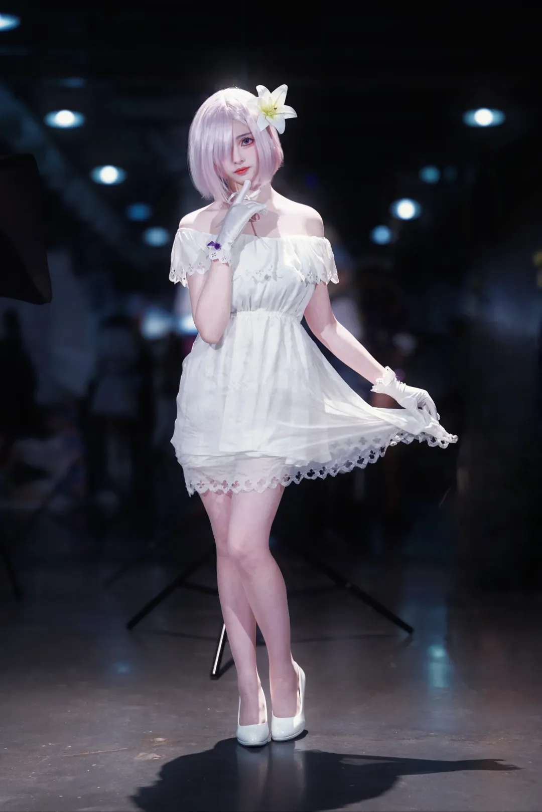 【玛修cos】Fate/Grand Order 漫展上的纯净百合与白丝 - 第 5 张