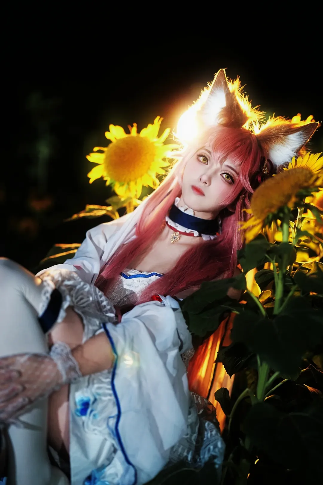 【玉藻前cos】回看半年前在向日葵花海里的Fate/Grand Order之旅 - 第 1 張