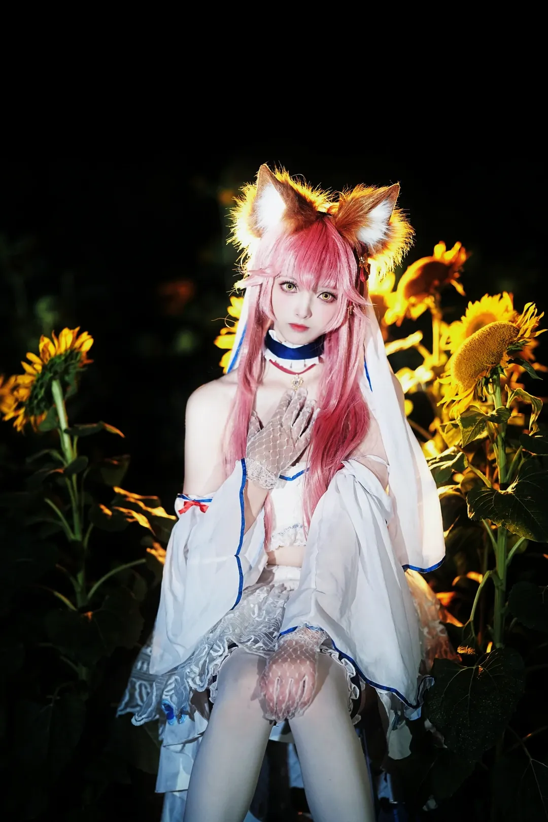 【玉藻前cos】回看半年前在向日葵花海里的Fate/Grand Order之旅 - 第 2 張