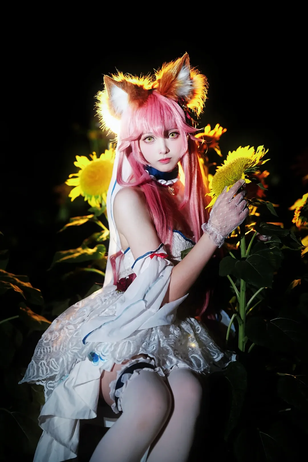 【玉藻前cos】回看半年前在向日葵花海里的Fate/Grand Order之旅 - 第 3 張