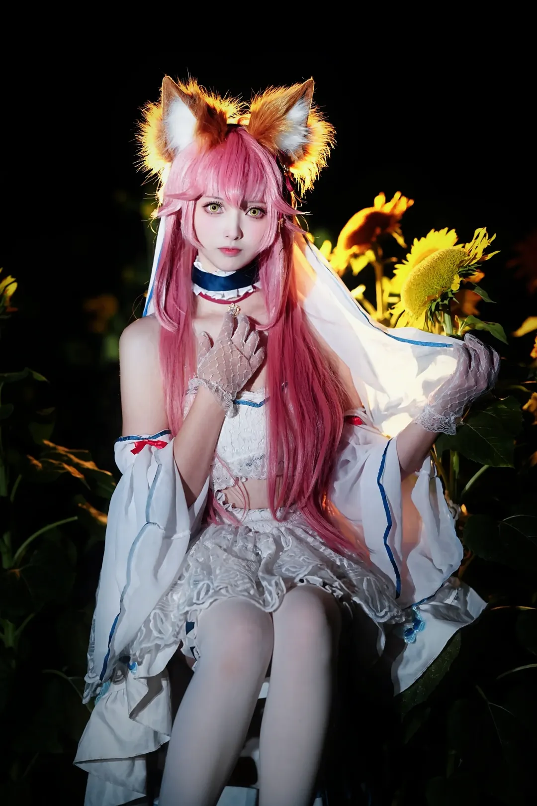 【玉藻前cos】回看半年前在向日葵花海里的Fate/Grand Order之旅 - 第 4 張