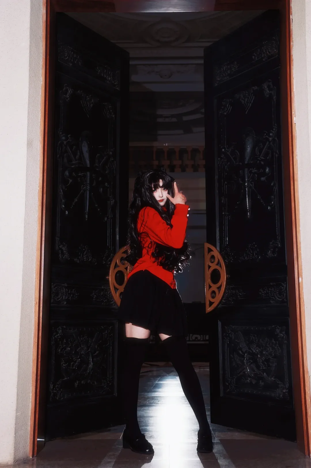 【遠坂凜cos】紅黑配色的魔術師準備出發奪取聖盃 - 第 3 張