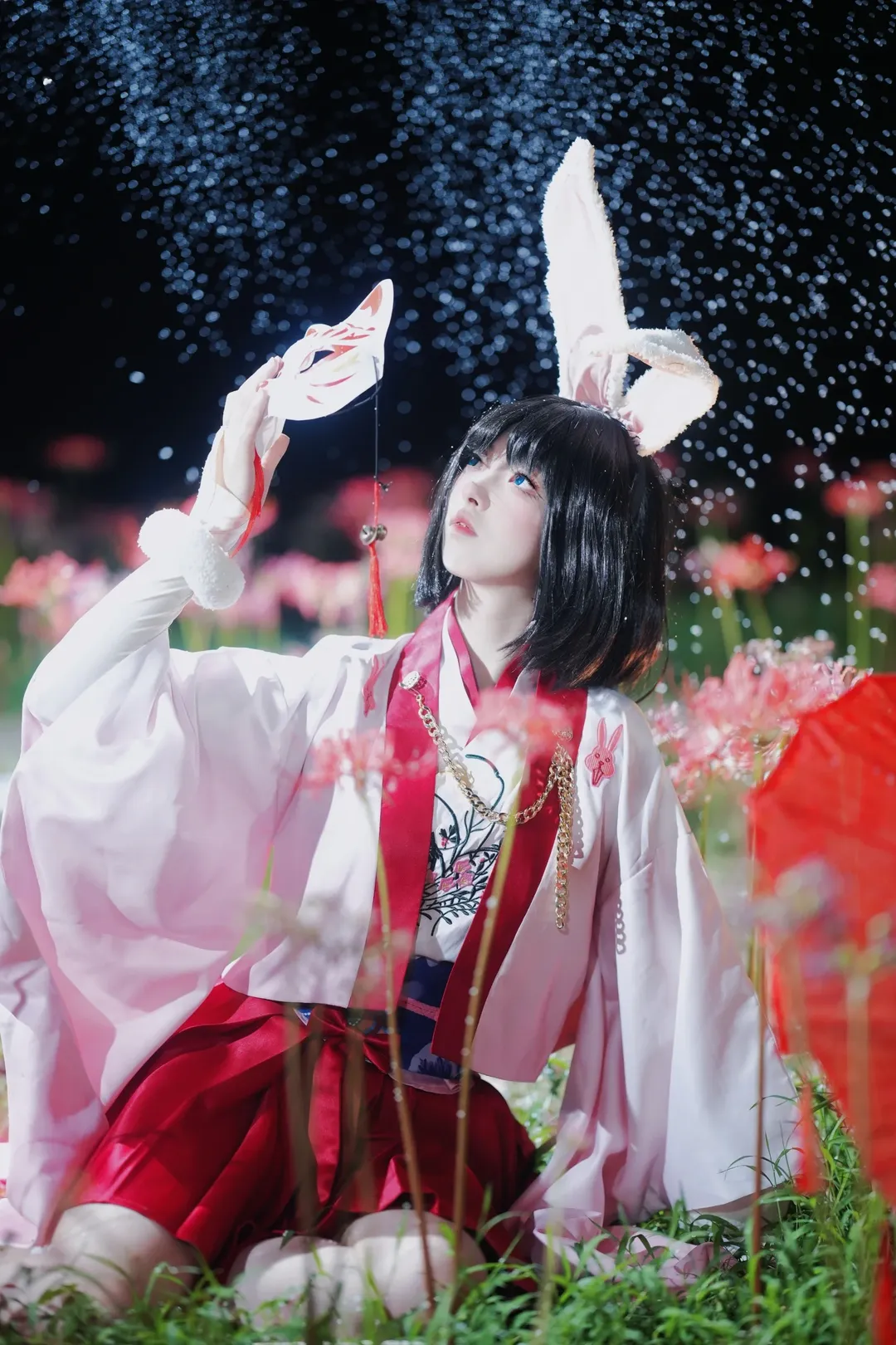 【兩儀式cos】空之境界聯動，彼岸花海中的冷酷劍士 - 第 2 張