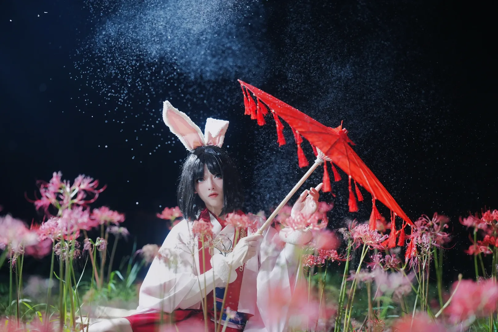 【兩儀式cos】空之境界聯動，彼岸花海中的冷酷劍士 - 第 7 張