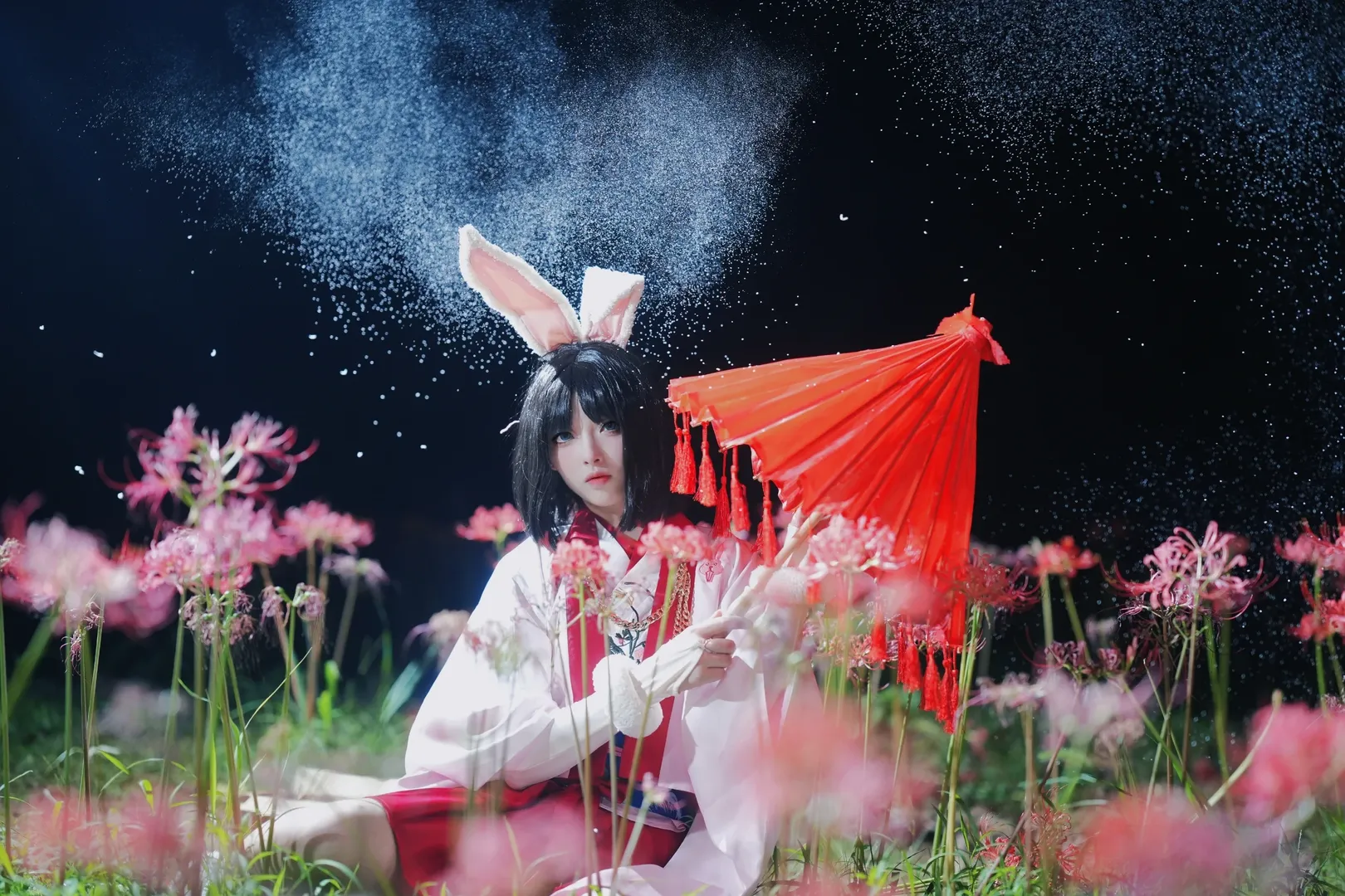 【兩儀式cos】空之境界聯動，彼岸花海中的冷酷劍士 - 第 8 張