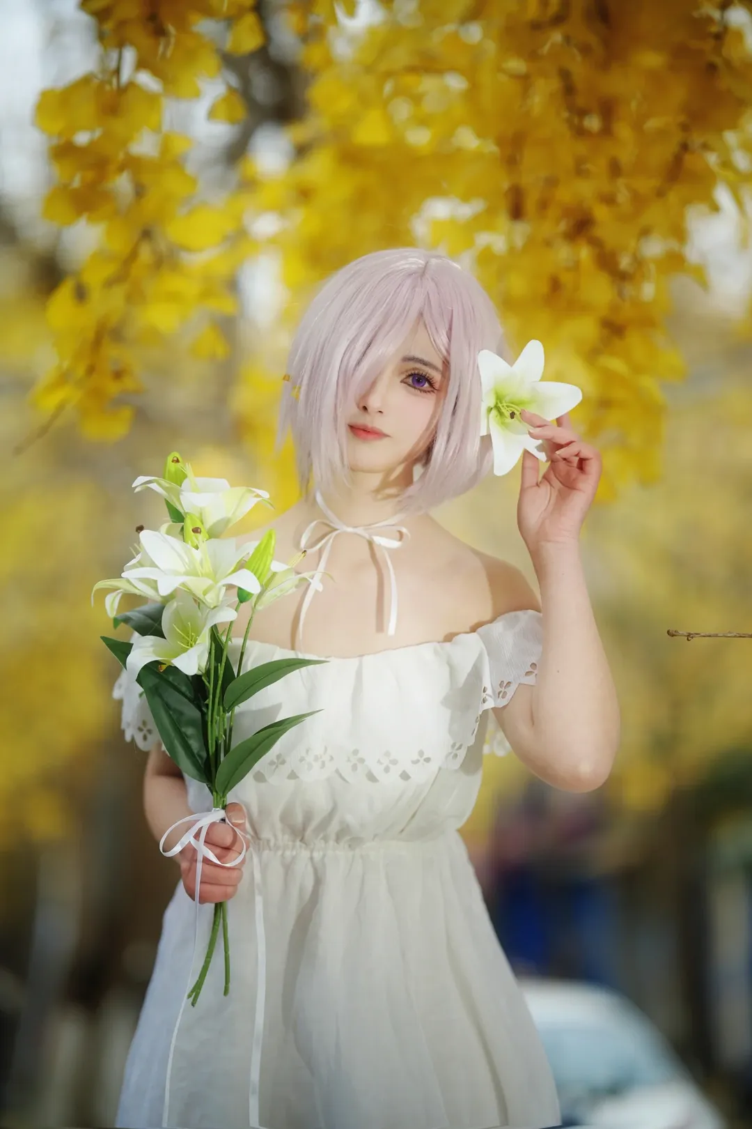 【瑪修cos】秋日銀杏與百合，以愛之名的執著 - 第 3 張