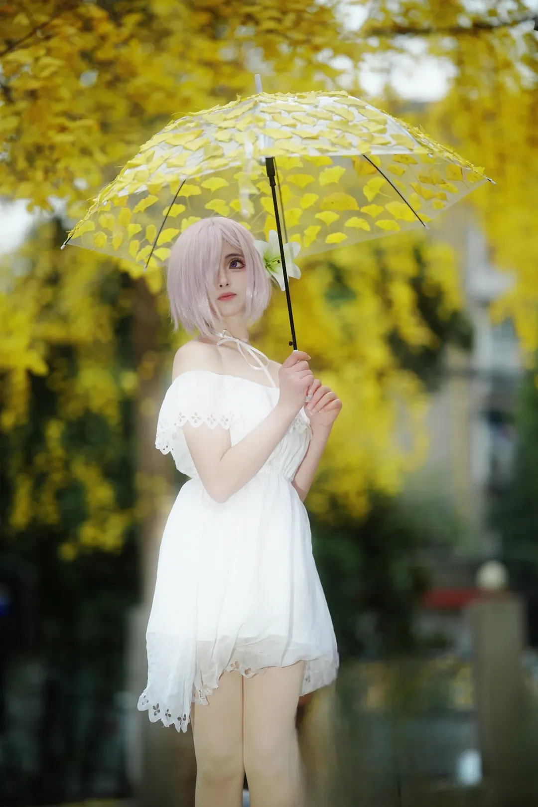 【瑪修cos】秋日銀杏與百合，以愛之名的執著 - 第 5 張