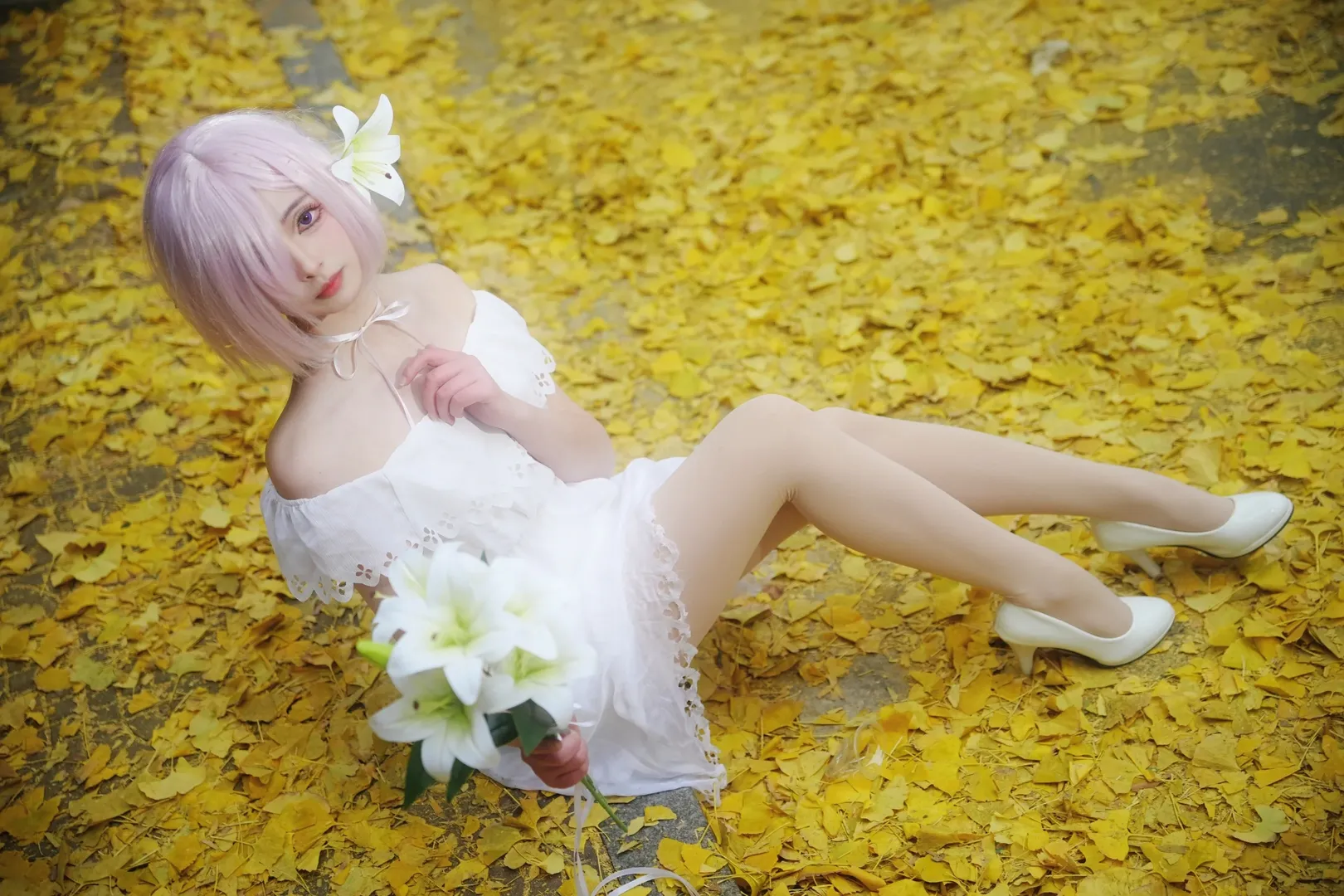 【玛修cos】秋日银杏与百合，以爱之名的执着