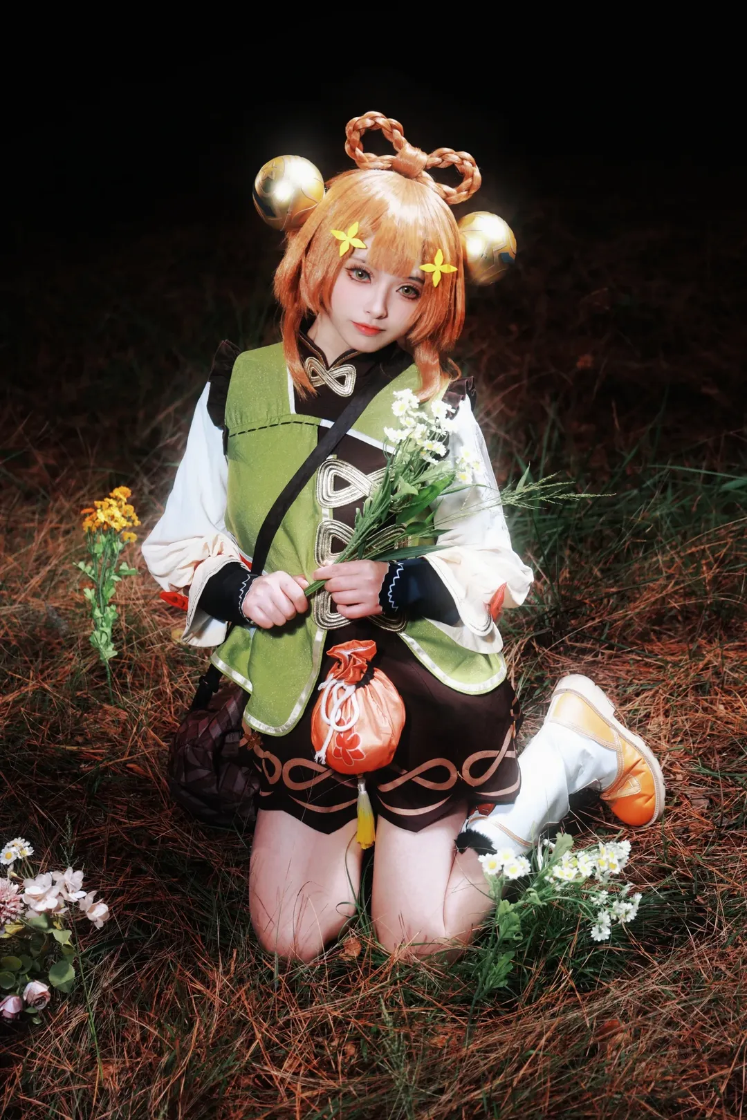 【瑶瑶cos】原神里的采药少女，夜林拍摄心得 - 第 9 张