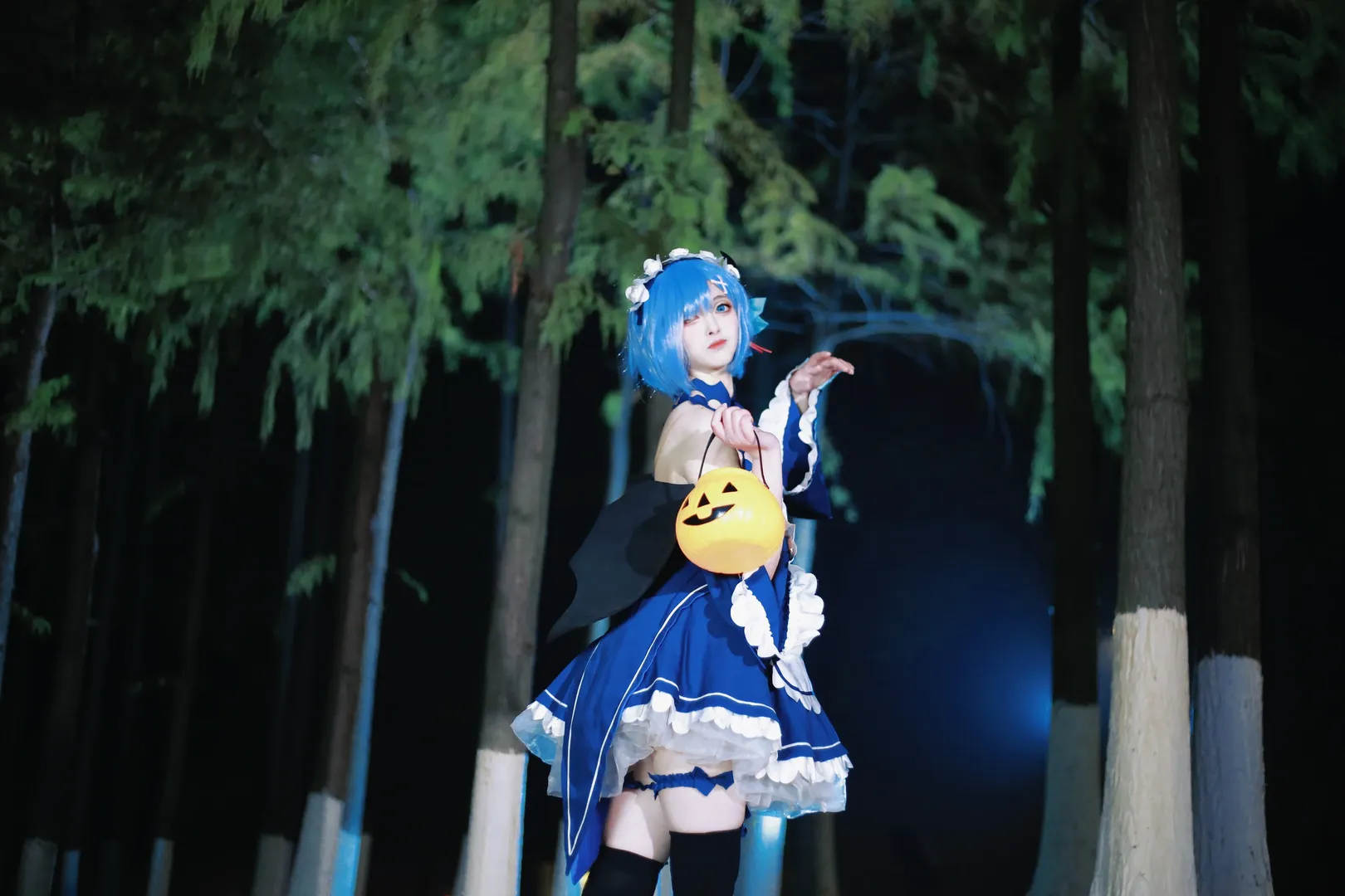 【蕾姆cos】從零開始的異界生活夜晚樹林拍攝記錄 - 第 5 張