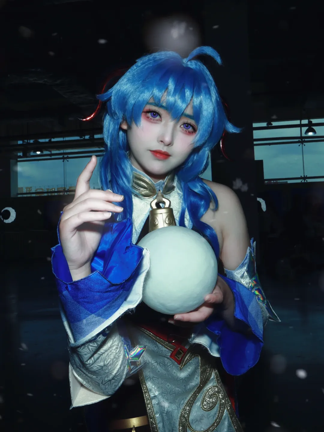 【甘雨cos】原神椰羊的漫展蓝发返图 - 第 2 张