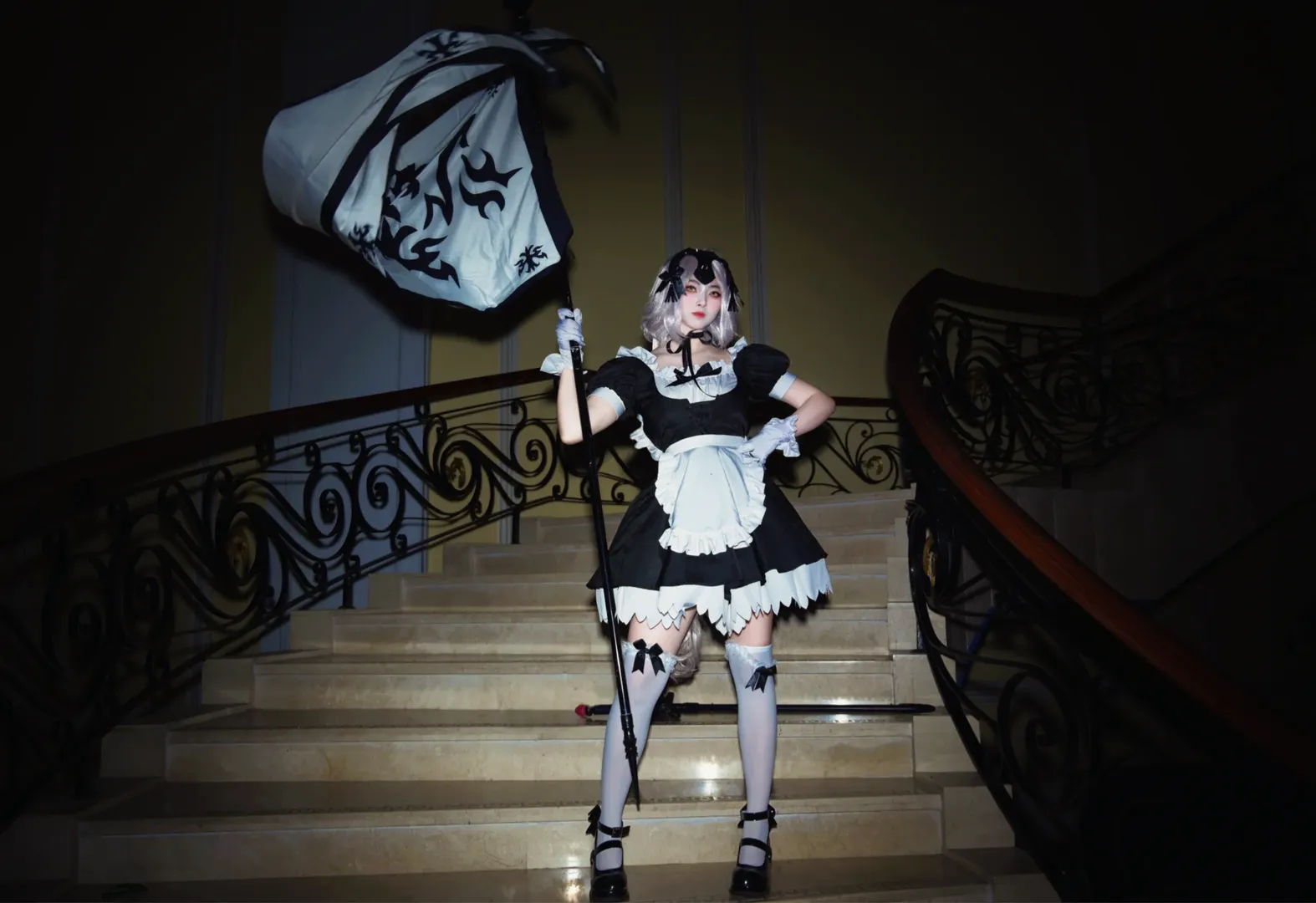【黑贞德cos】Fate里被恨意点燃的角色，这次化身暗黑女仆