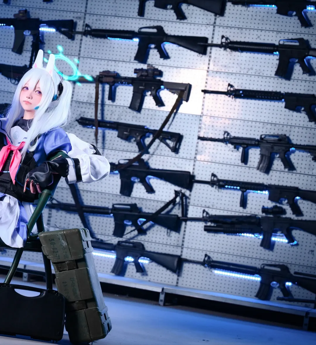 【月雪宫子cos】蔚蓝档案，战术少女的新年武装 - 第 2 张