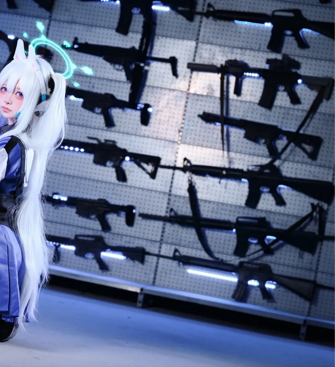 【月雪宫子cos】蔚蓝档案，战术少女的新年武装 - 第 5 张