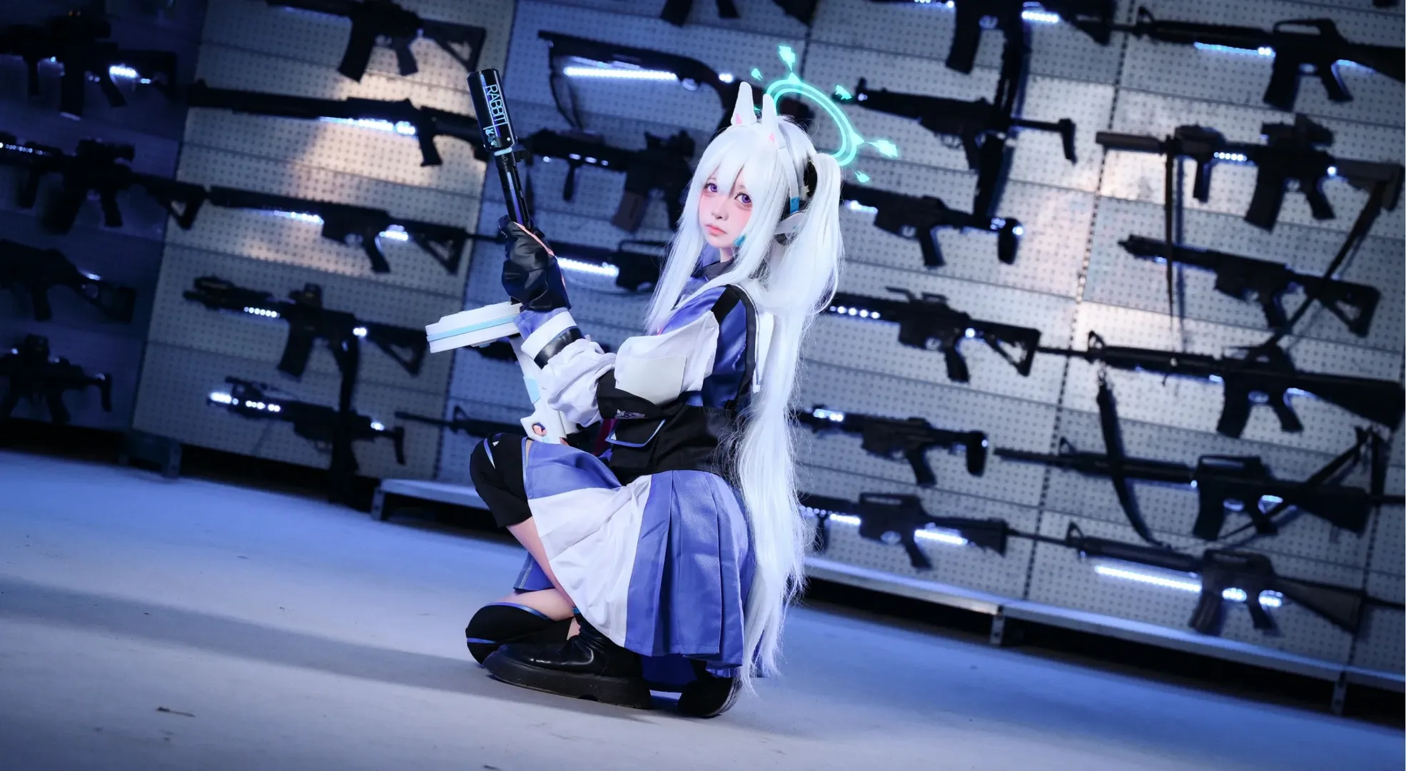 【月雪宫子cos】蔚蓝档案，战术少女的新年武装 - 第 6 张