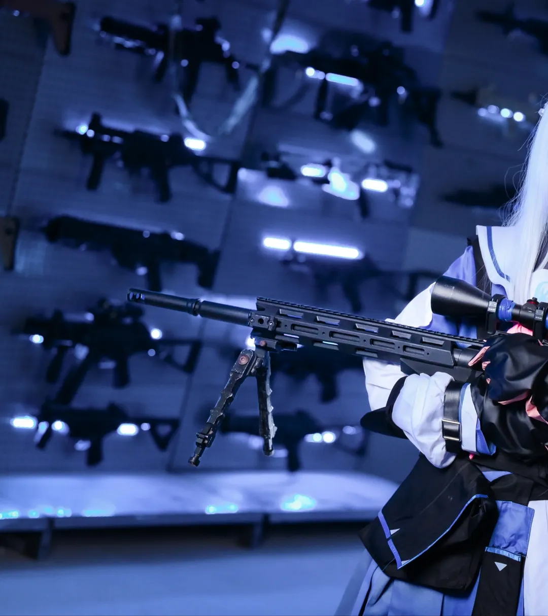 【月雪宫子cos】蔚蓝档案，战术少女的新年武装 - 第 7 张