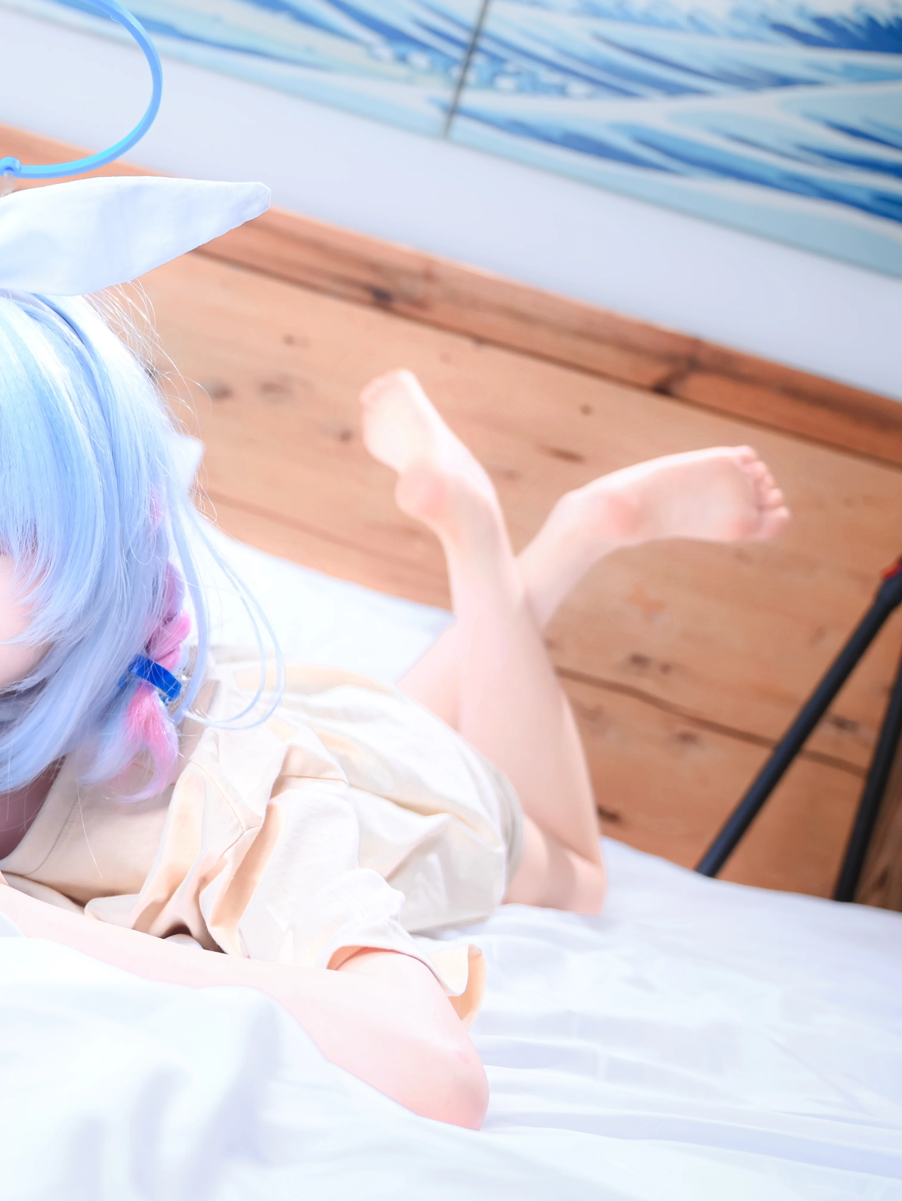 【阿羅娜cos】蔚藍檔案三週年，換上睡袍躺在床上休息吧 - 第 2 張