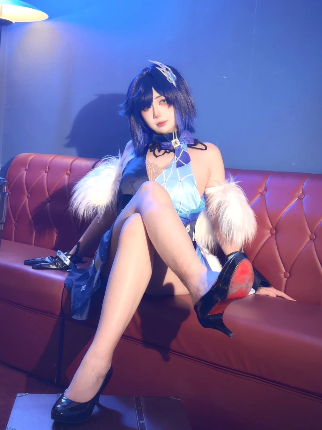 【夜兰cos】全网唯一6+5满命满精夜兰，为爱发电 - 第 1 张