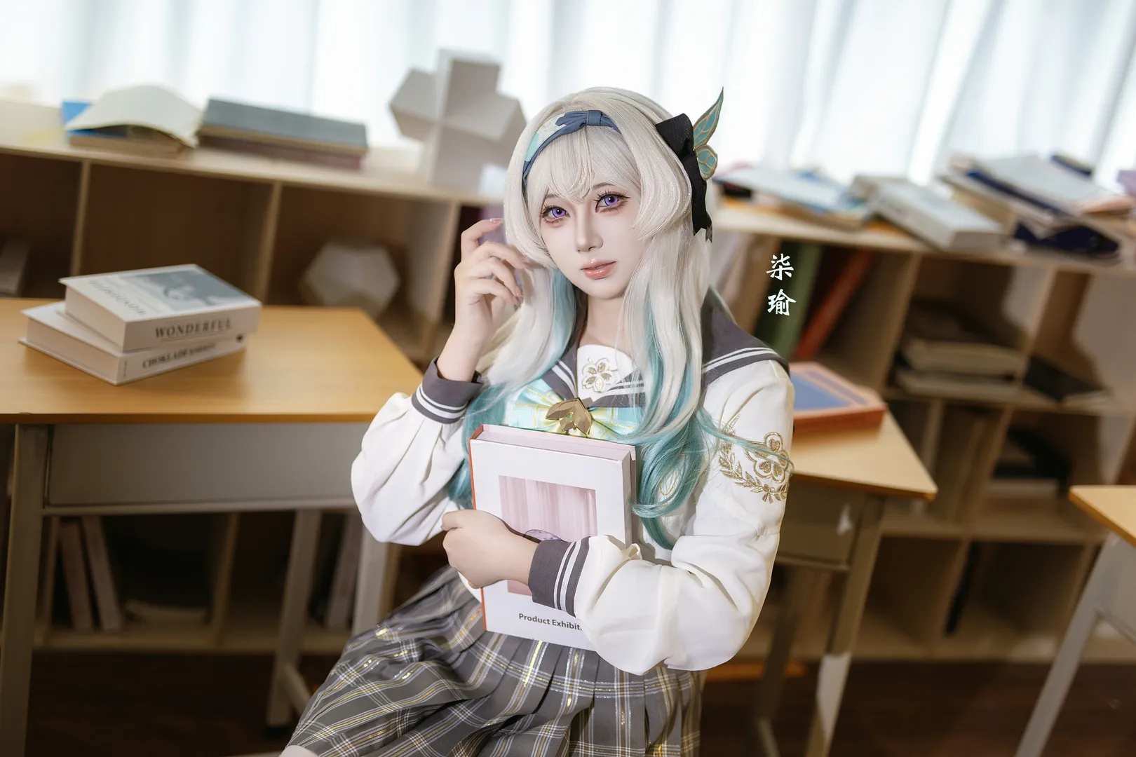 【流萤cos】春日教室里的星穹铁道校园回忆 - 第 4 张