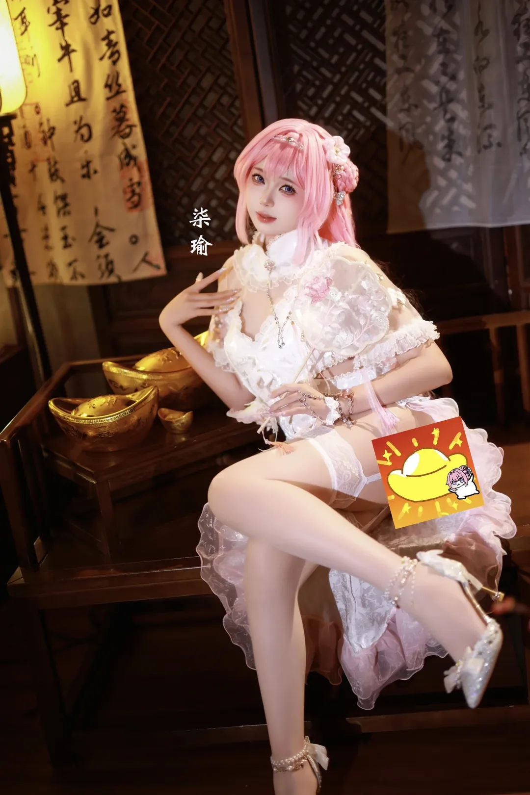 【桃乐丝cos】胜利女神新春国风造型分享 - 第 1 张
