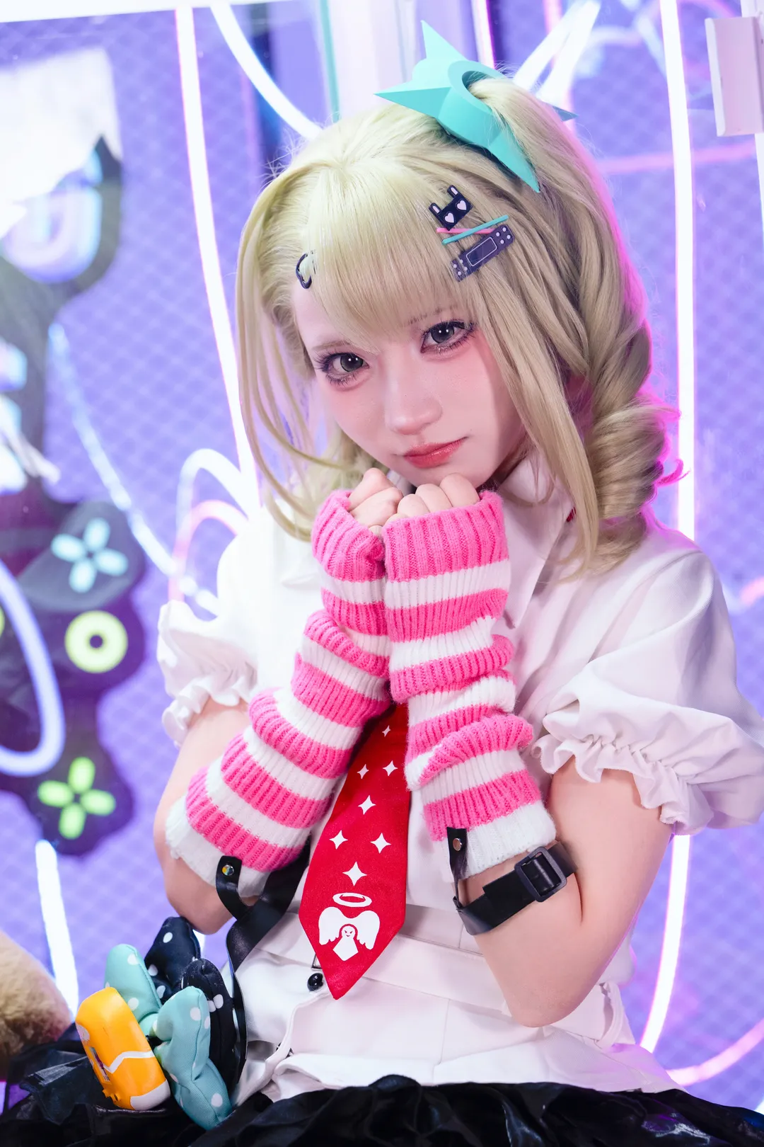 【千夏蕾咪cos】绝区零妄想天使，电玩城里的甜美与叛逆 - 第 4 张
