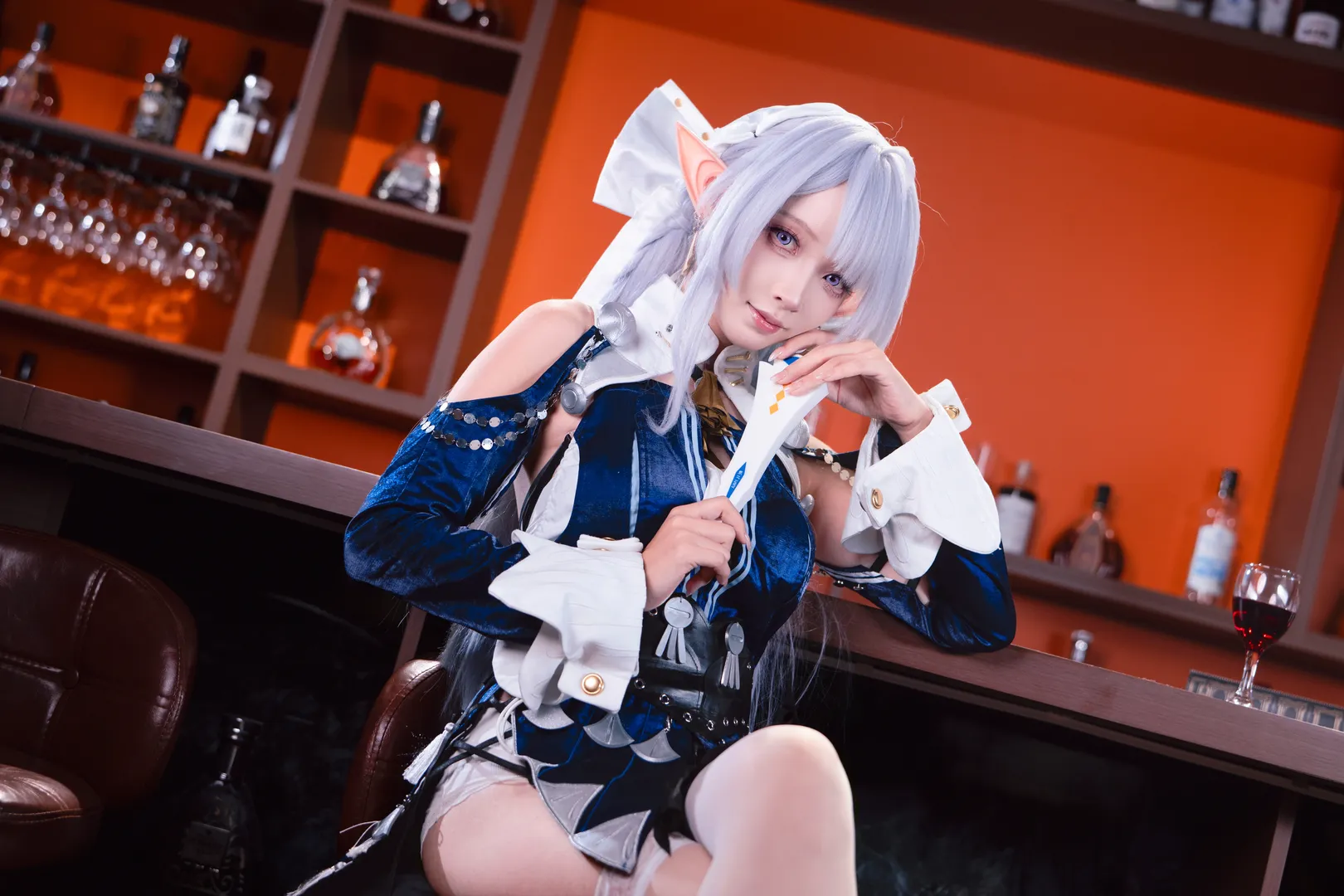 【维琳娜cos】绝区零里魔女与天使交织的优雅姿态 - 第 8 张