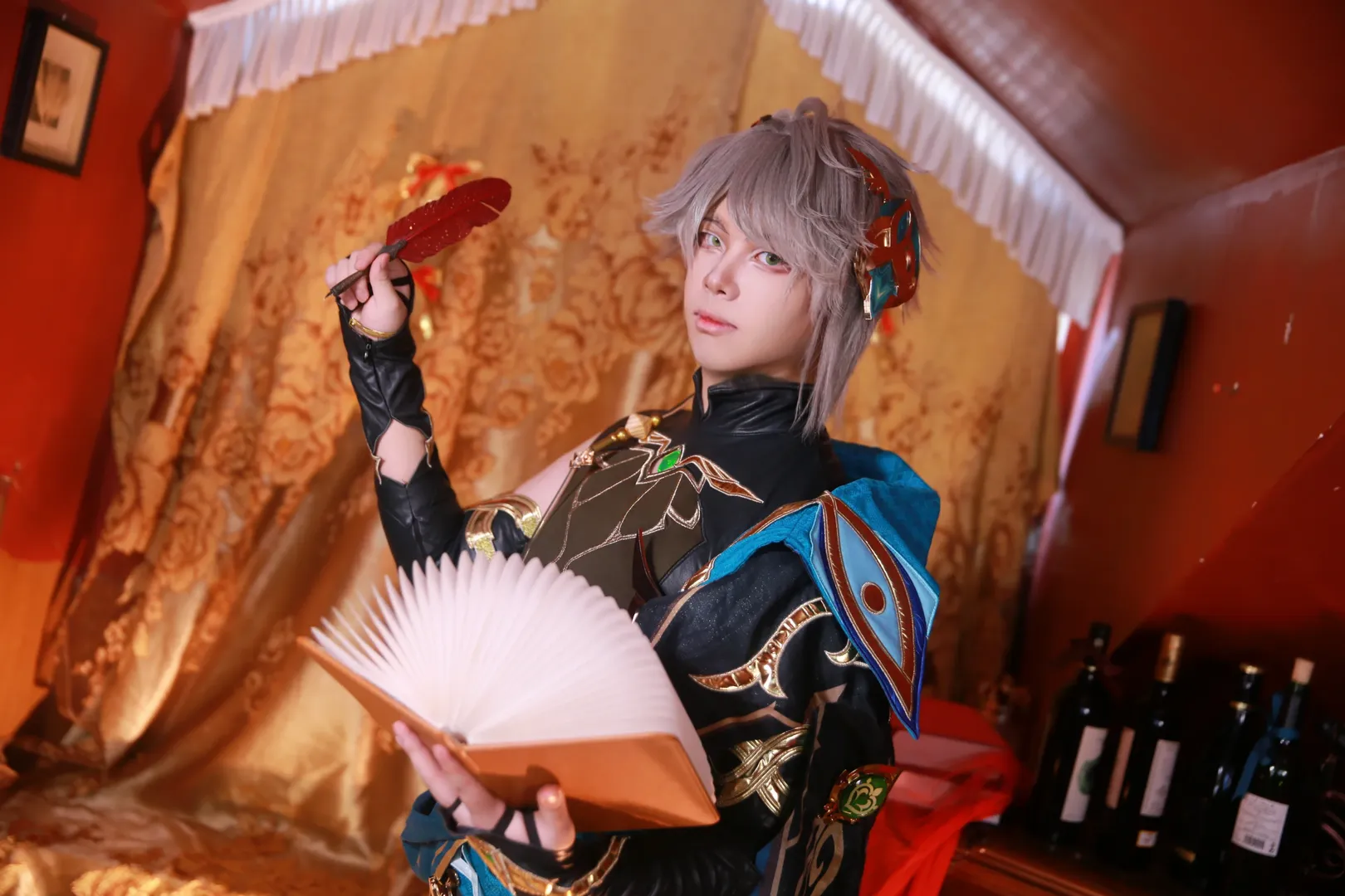 【艾尔海森cos】原神教令院书记官的魅力演绎 - 第 7 张