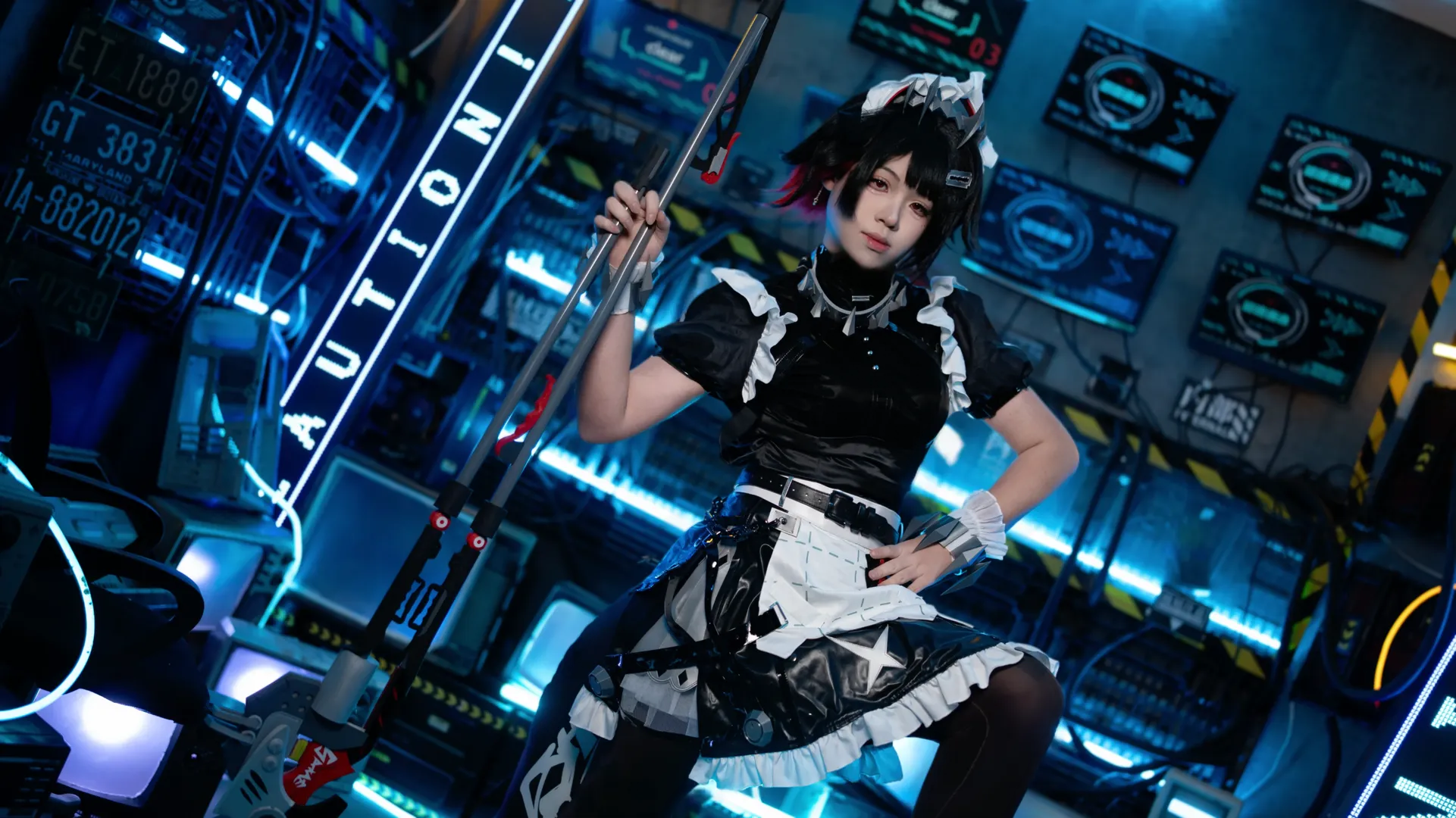 [Ellen Joe cosplay] The Fiercest Head Maid in Zenless Zone Zero: Where Scythe and Desserts Coexist - Image 5