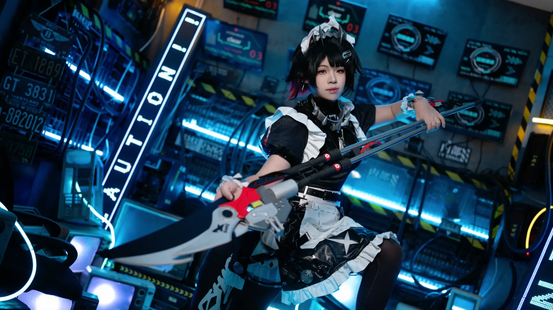 [Ellen Joe cosplay] The Fiercest Head Maid in Zenless Zone Zero: Where Scythe and Desserts Coexist - Image 6