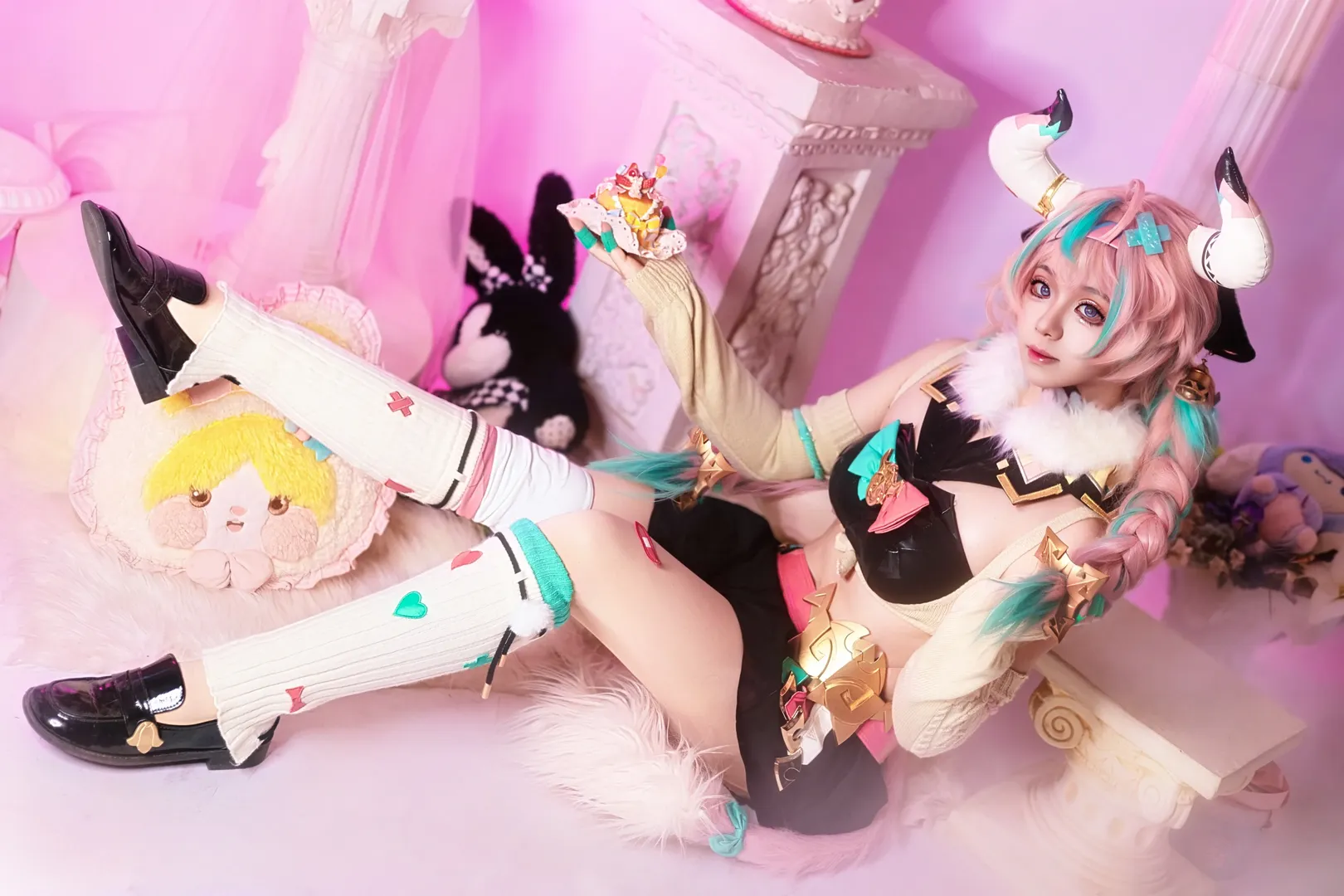 【瓦雷莎cos】原神里的甜系小恶魔日常