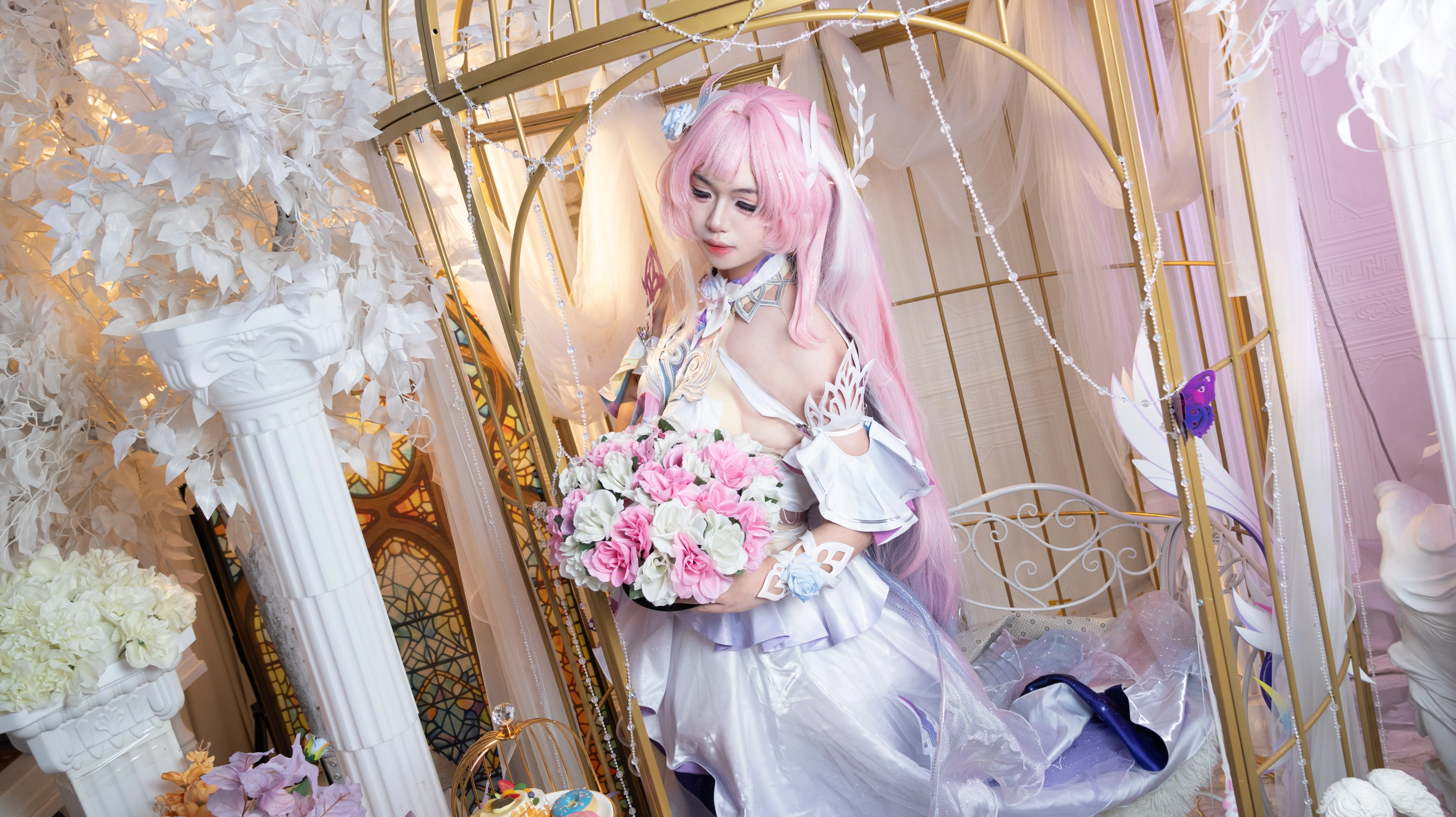 【昔漣cos】崩壞星穹鐵道的粉色夢幻時刻