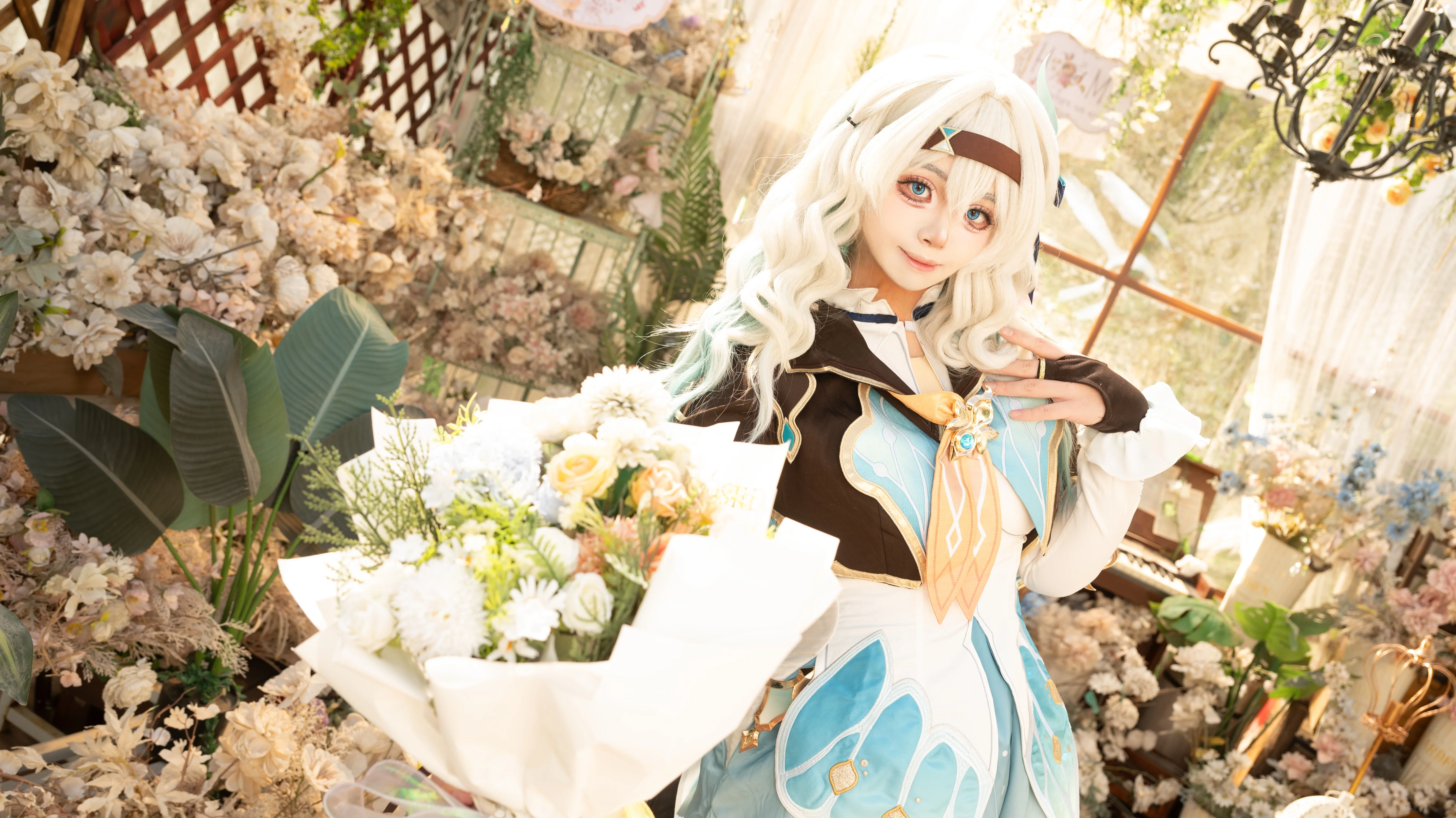 【流螢cos】崩壞星穹鐵道，花房裡的少女與她的花束 - 第 1 張