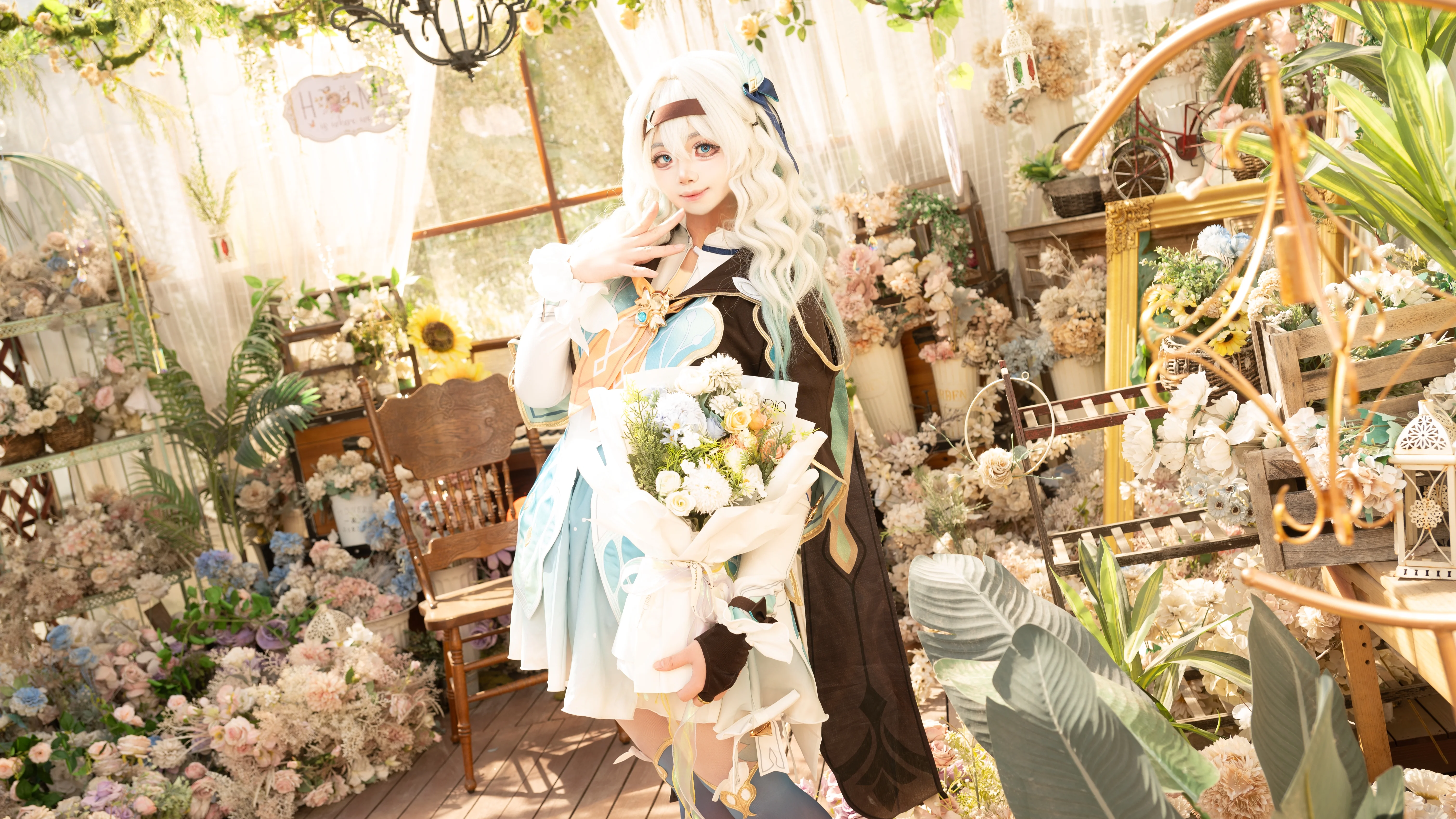 【流萤cos】漫步在星穹铁道的花海片段 - 第 1 张