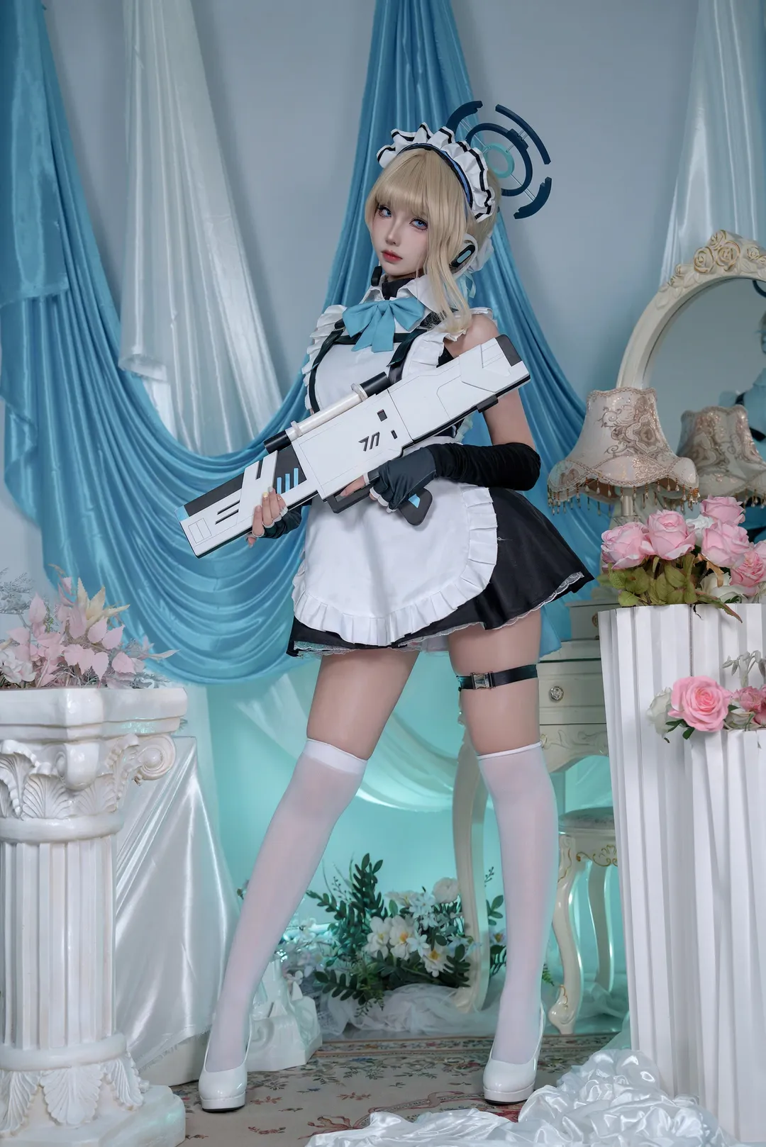 【Asuma Toki cosplay】Blue Archive: The Combat Maid Where Efficiency Meets Elegance - Image 1