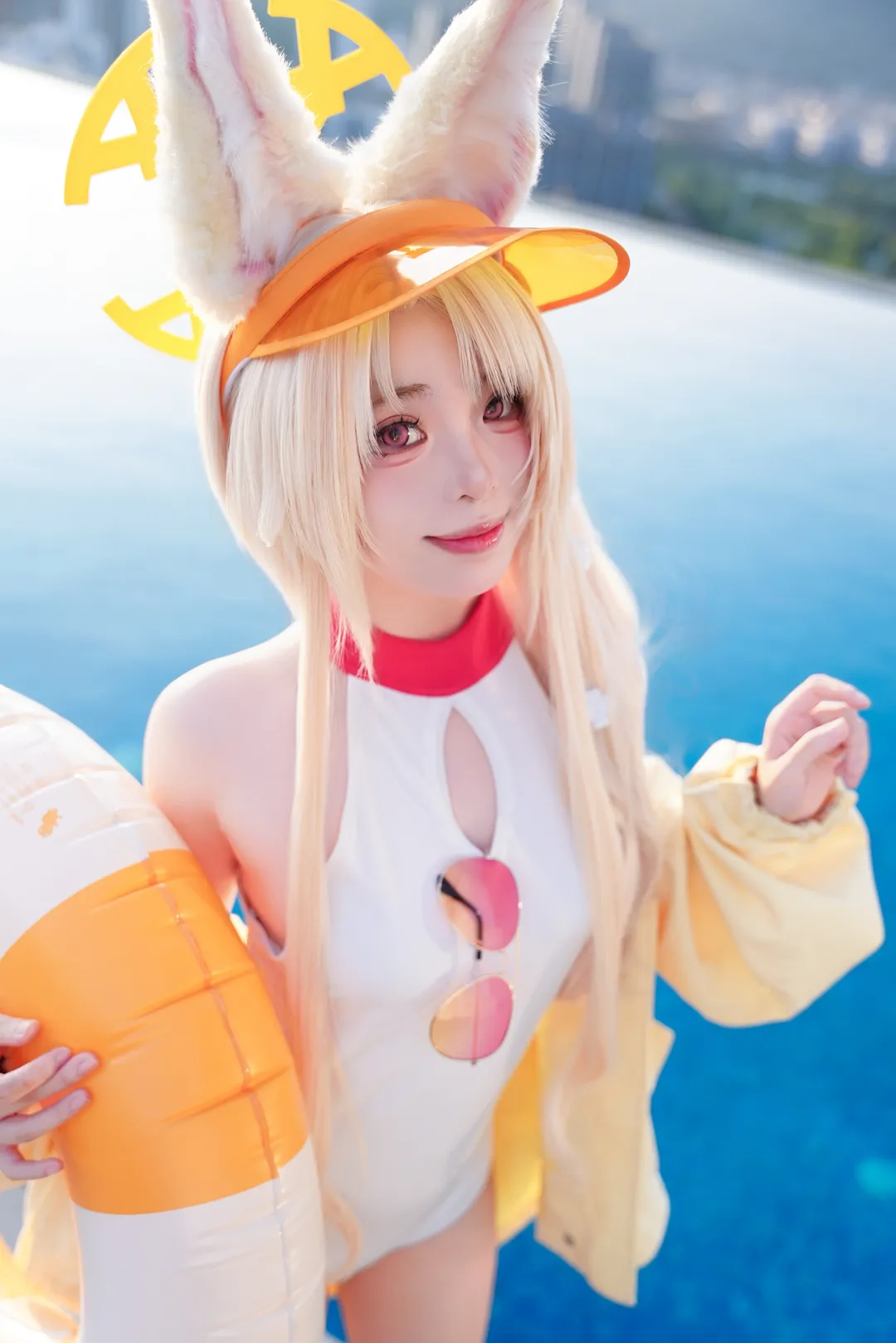 【百合园圣娅cos】碧蓝档案中的夏日泳装造型 - 第 3 张