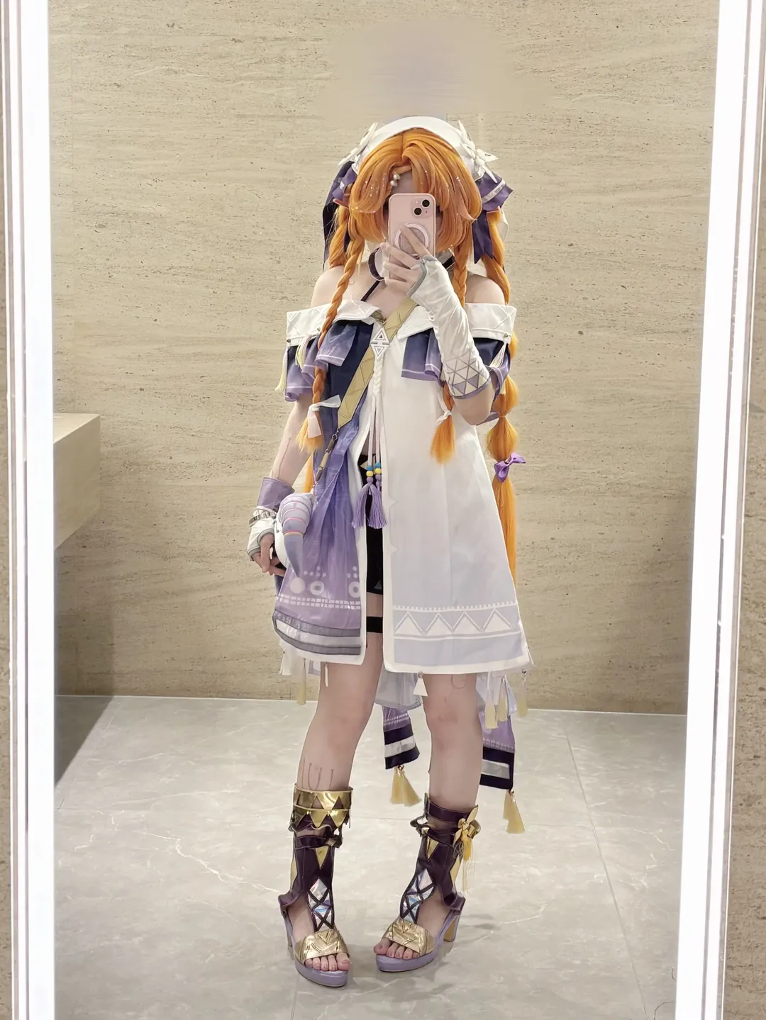【西格莉卡cos】鳴潮裡的橘色元氣少女，像粑粑柑一樣飽滿可愛 - 第 1 張