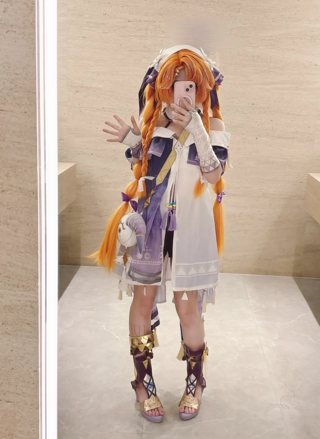 【西格莉卡cos】鳴潮裡的橘色元氣少女，像粑粑柑一樣飽滿可愛 - 第 2 張