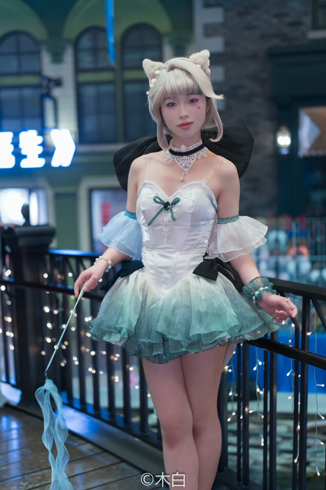 【琳妮特cos】铃兰圆舞曲，夜色中轻盈的猫步 - 第 6 张