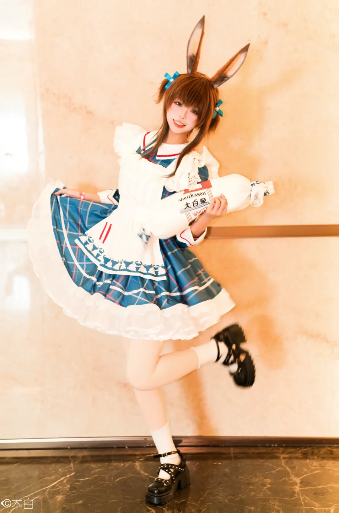 【阿米婭cos】羅德島的大白兔奶糖，元氣滿滿的場照記錄