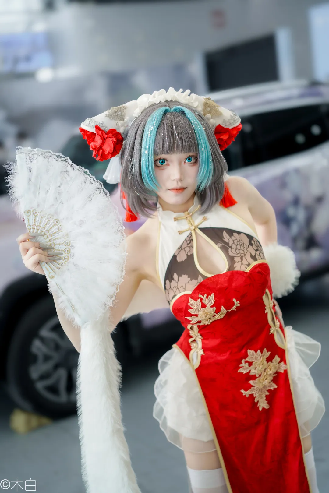 【柴郡cos】碧蓝航线的优雅猫猫，新年摸头万事不愁